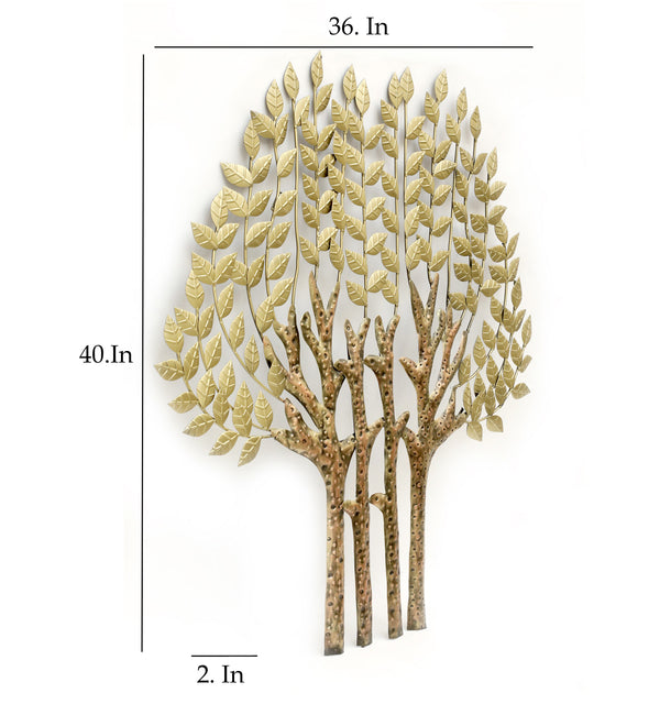 Vedas W Tapasi Tree Wall Decor dimensions