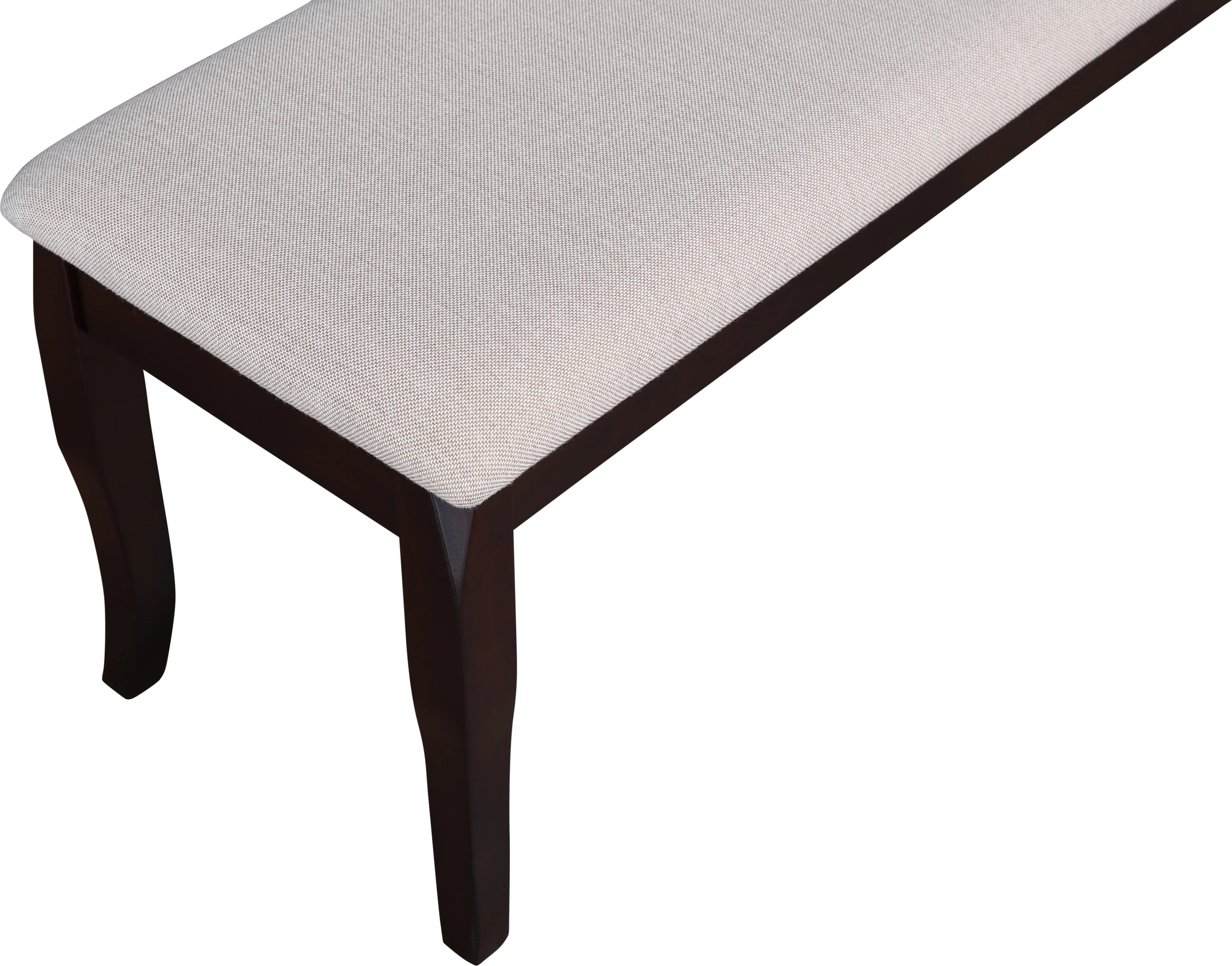 Cardiff Solidwood 6 Seater Dining Set with Bench in Expresso Colour - HomeTown