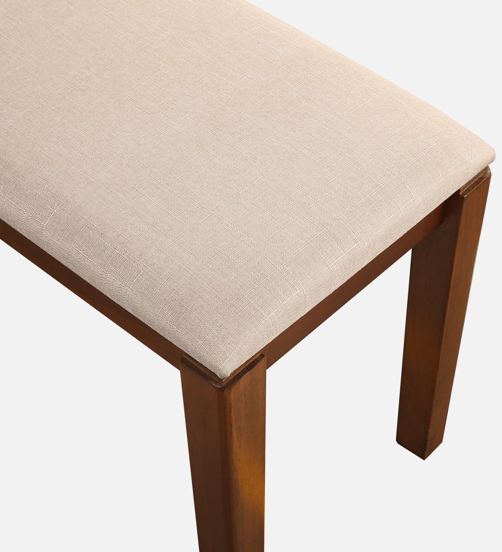 Quest Marble Top Six Seater Dining Set With Bench in Walnut Colour - HomeTown