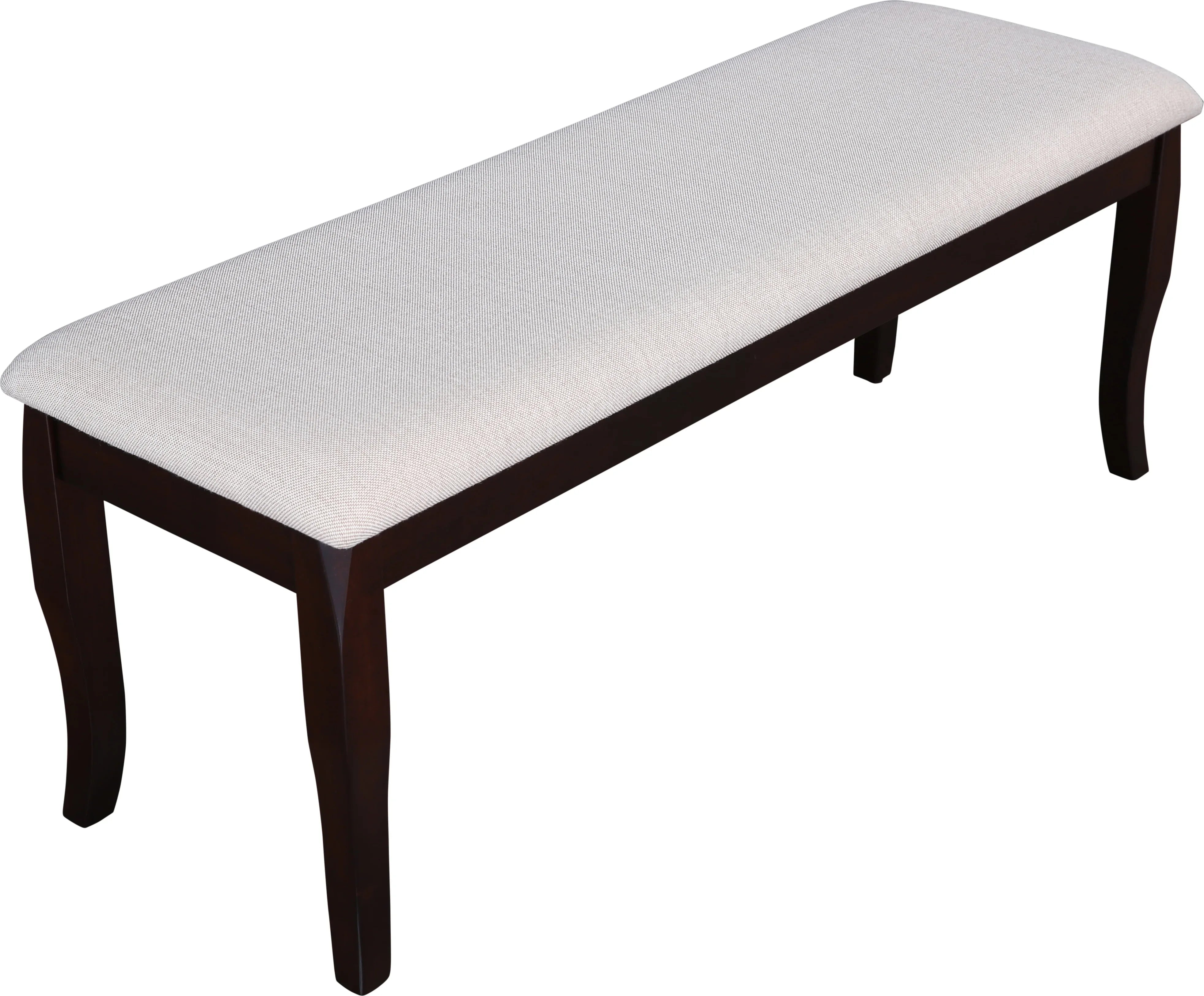 Cardiff Solidwood 6 Seater Dining Set with Bench in Expresso Colour - HomeTown