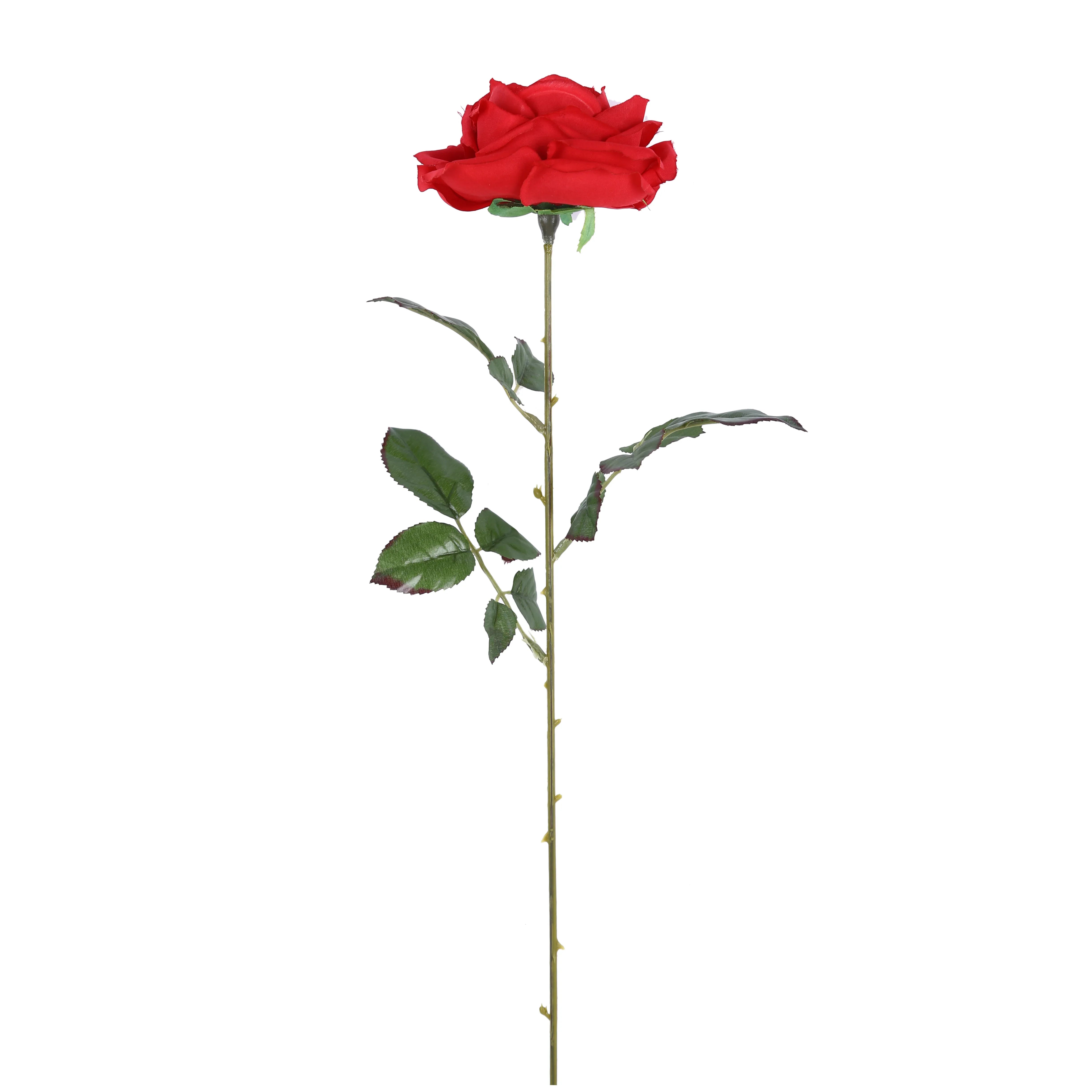 Aura Polyester Flowers in Red Colour - HomeTown