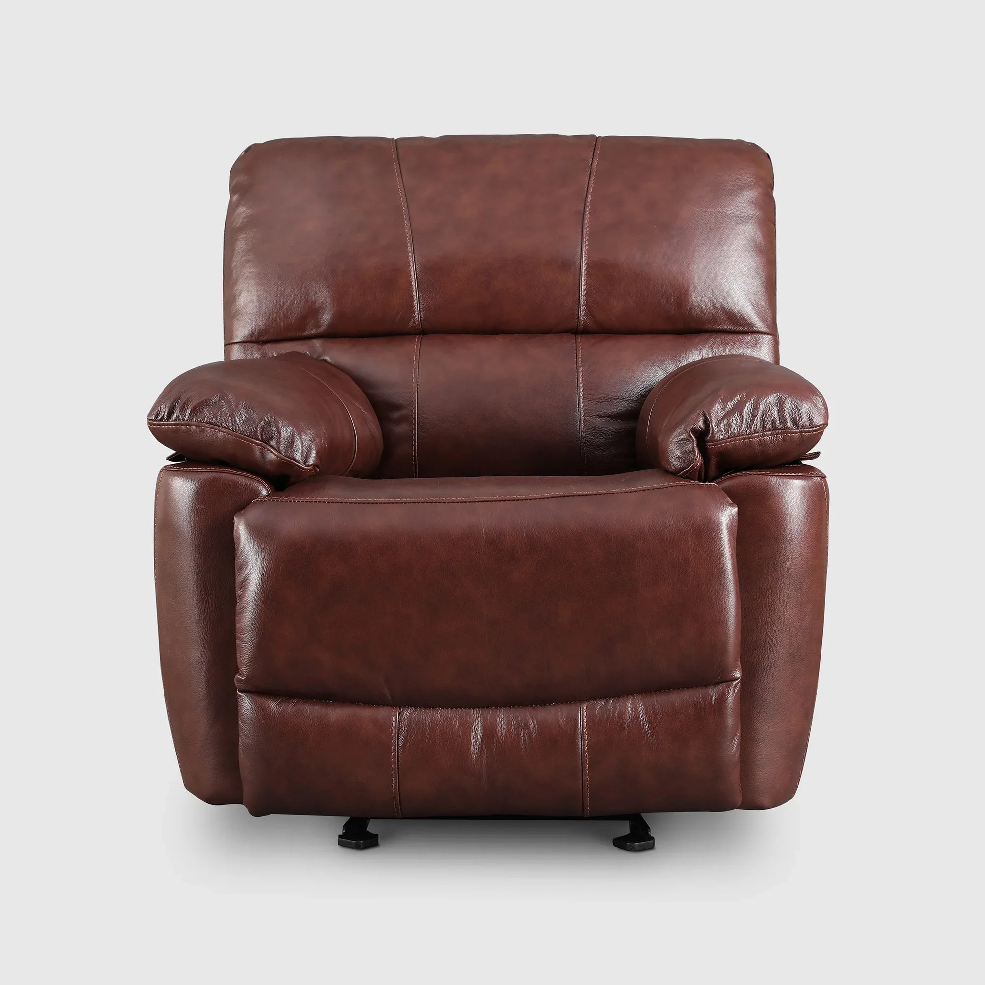 Charles Half Leather Single Seater Recliner - HomeTown