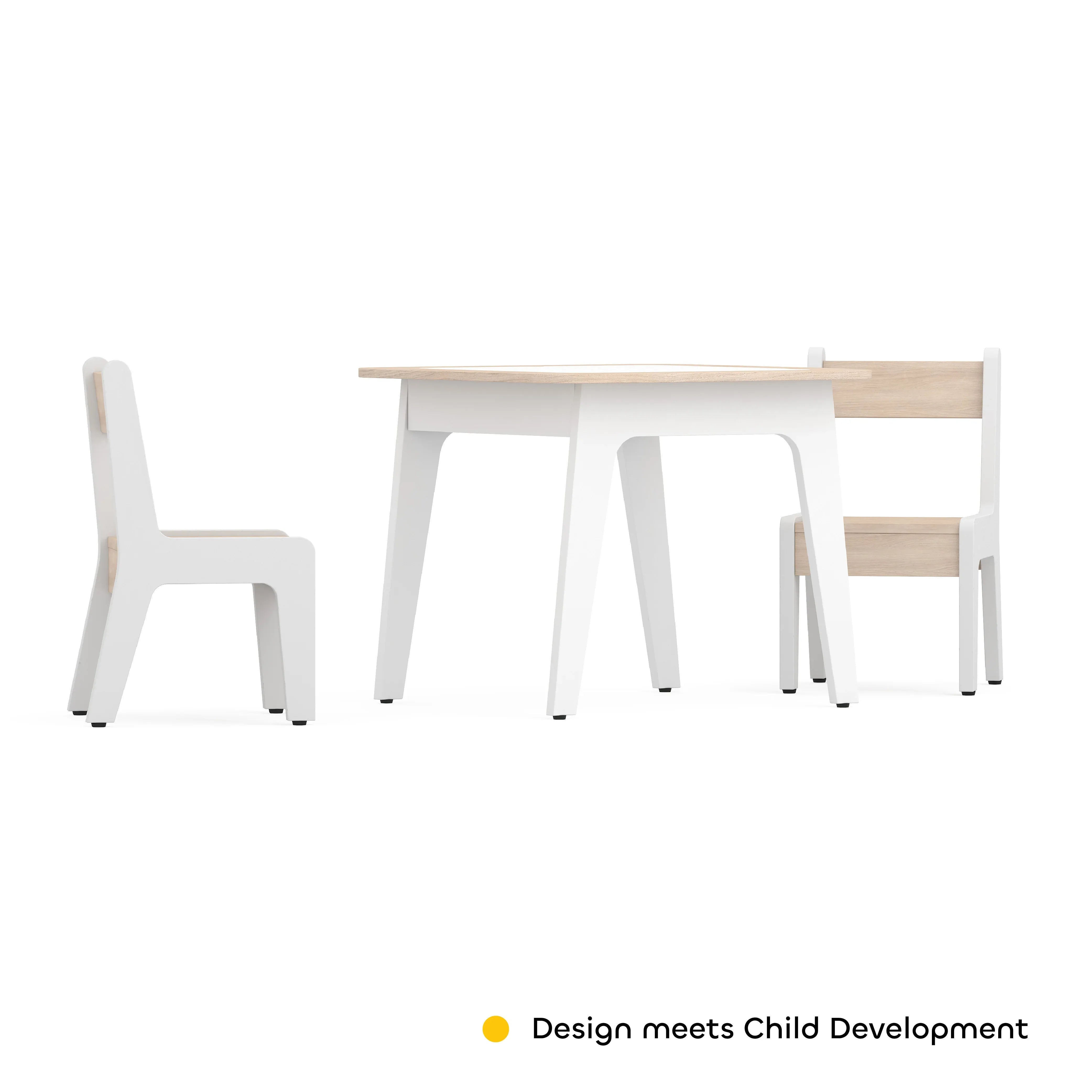 Roobik Activity Table & Chair in Chestnut Colour - HomeTown