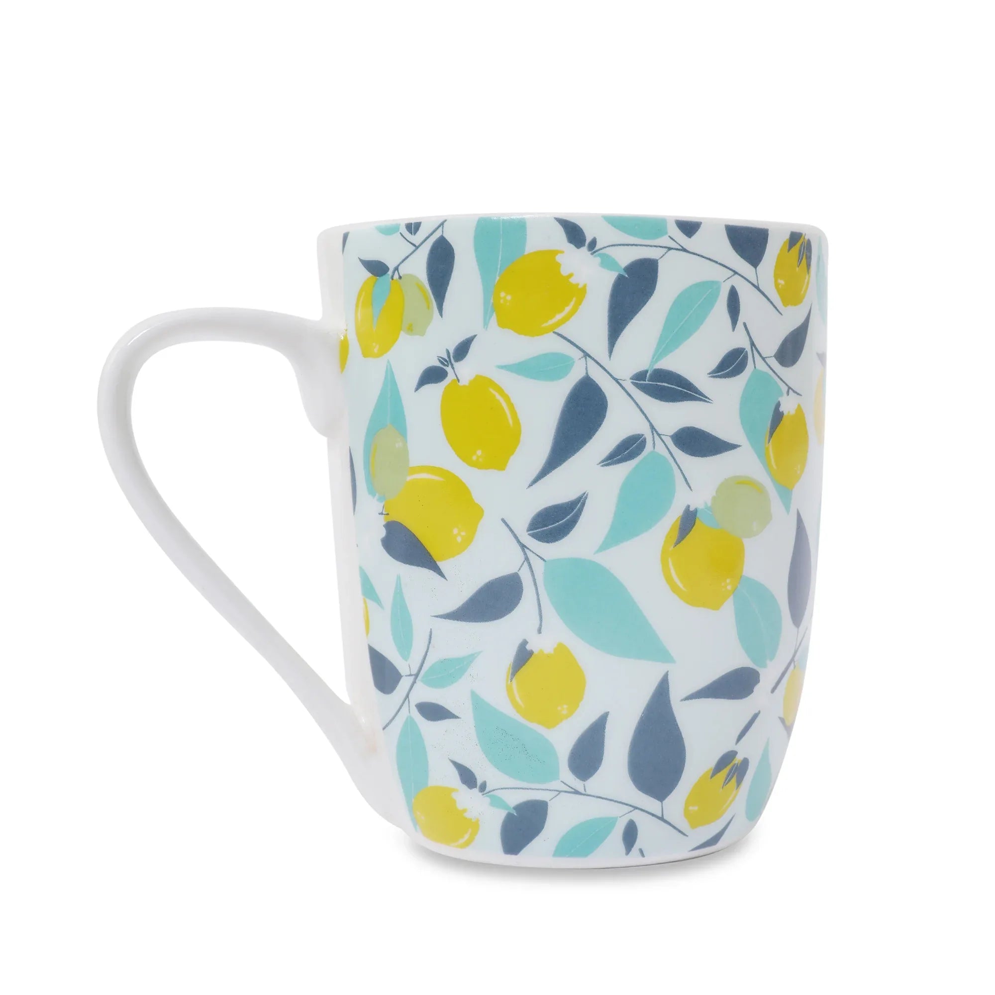 Bahamas Bone China Lemons Coffee Mug 320ML in Multi Colour