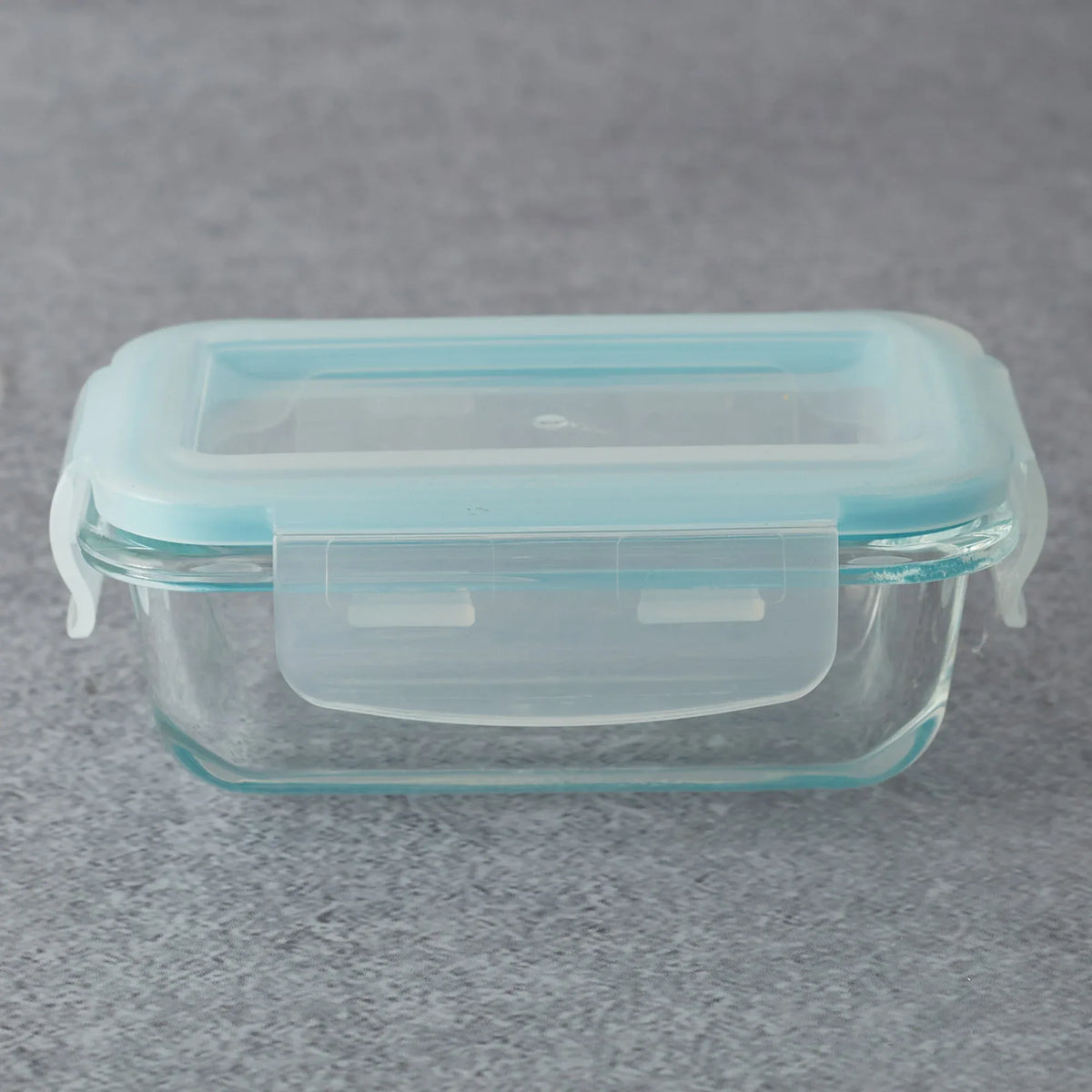 Robust Glass Rectangle Container with PP Lid 180ML in Transparent Colour - HomeTown