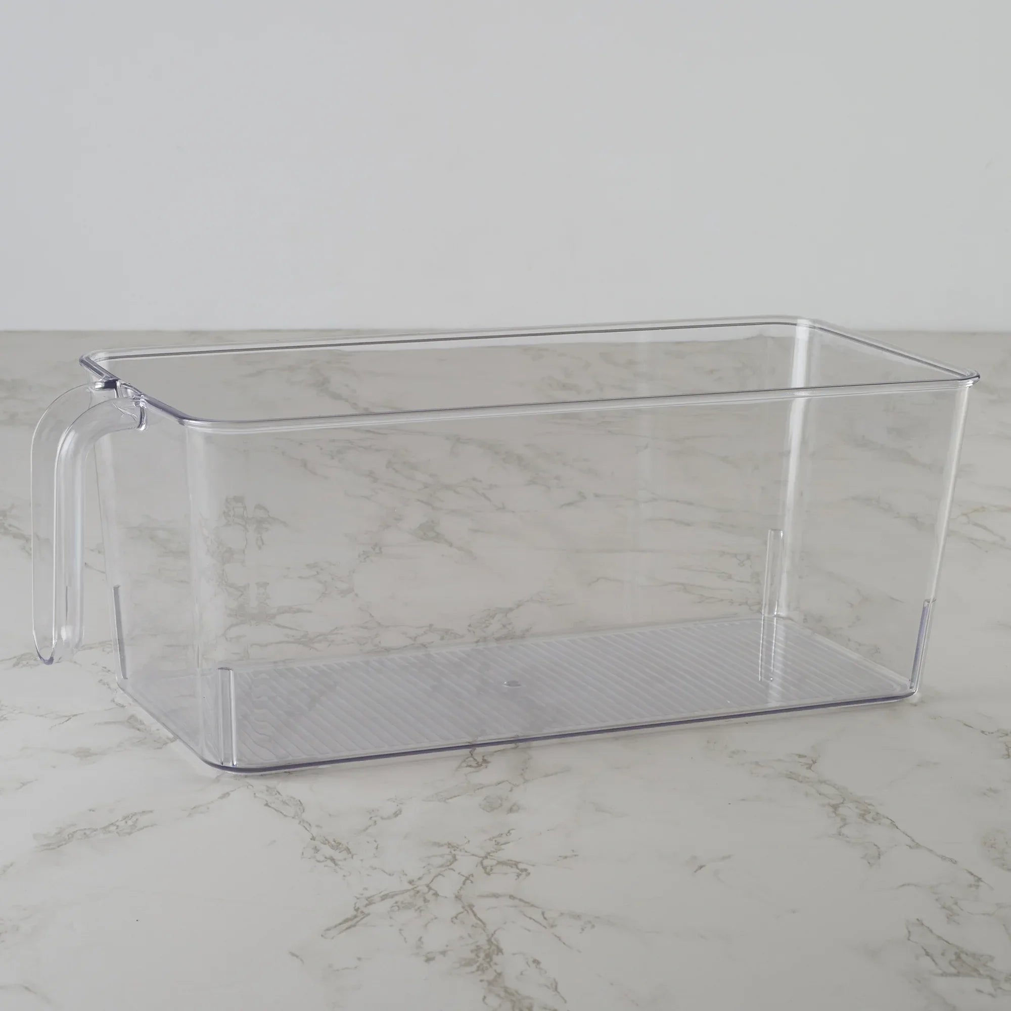 Robusto PET BPA Free Small Fridge Organizer with Front Handle in Transparent Colour - HomeTown