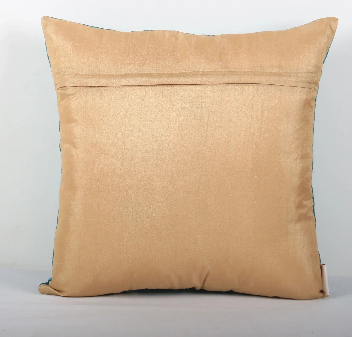 Embroidery Cushion Cover 40X40 Cm In Brown Colour By Sivya - HomeTown