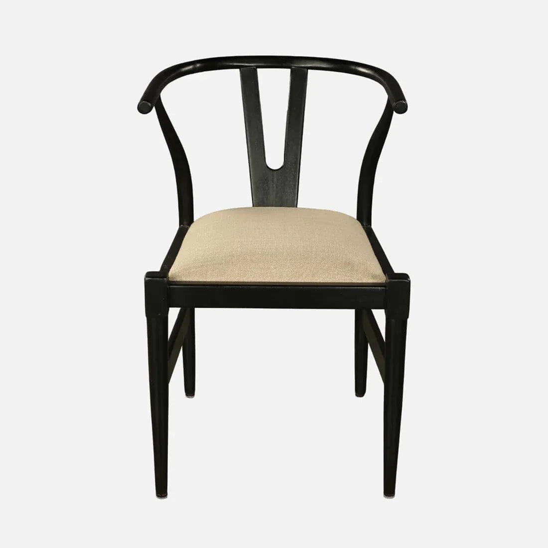 Kira Solidwood Wishbone Chair in Walnut Colour - HomeTown