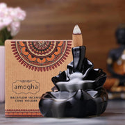 AMOGHA BCKFLW INCENSE CONE HLDR INBFH635