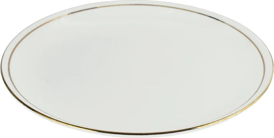 Avril Bone China Dinner Plate 25 Cm in White Colour - HomeTown