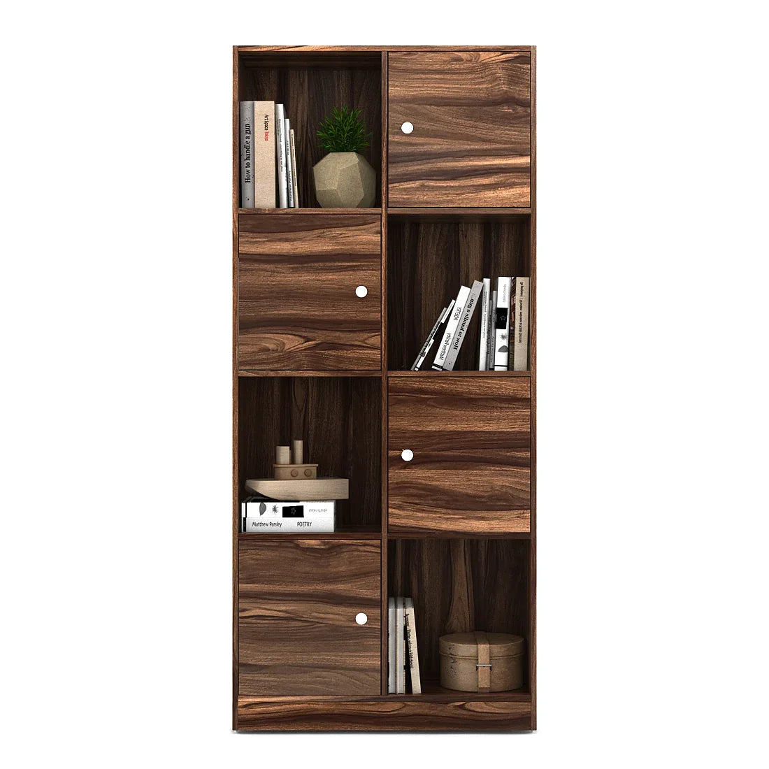 Matrix Book Shelves in Asian Walnut Colour - HomeTown