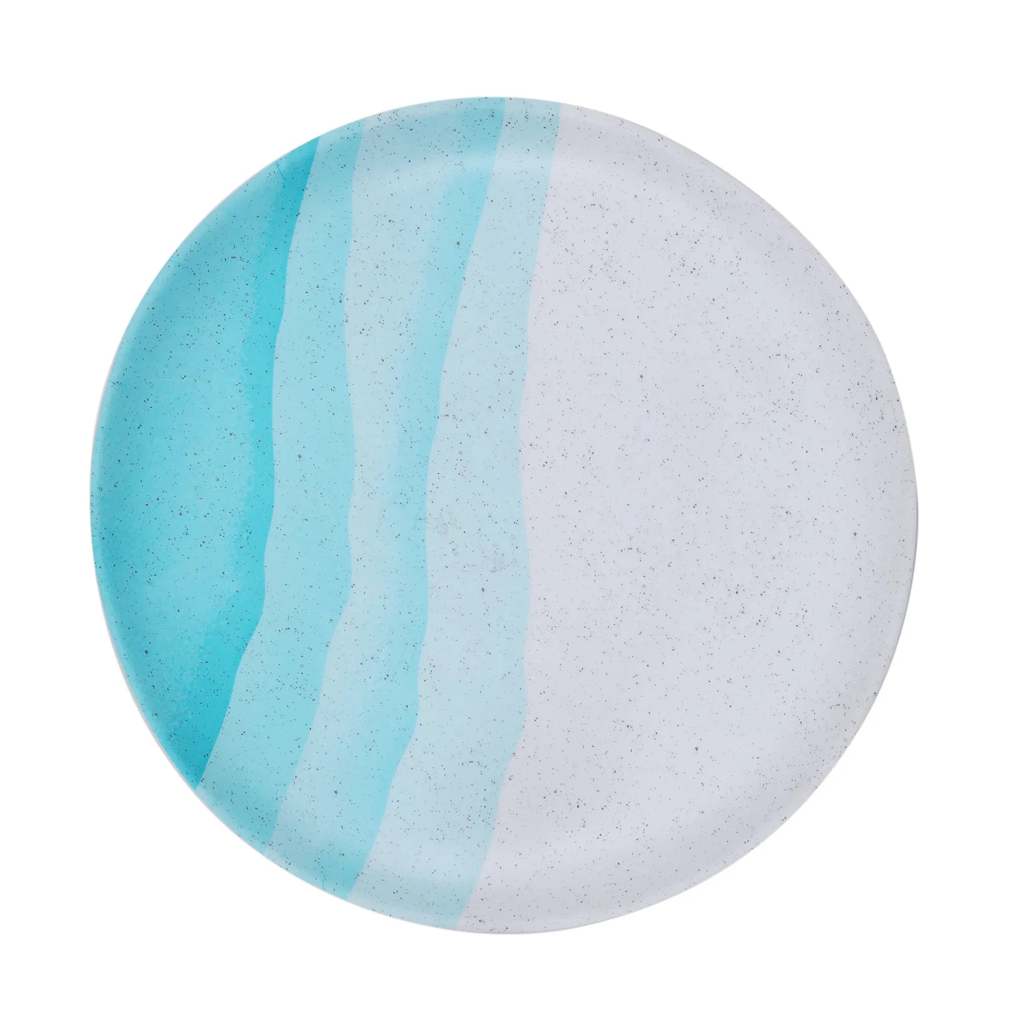 Emilia Melamine Speckles Small Plate in Dusky Blue Colour - HomeTown