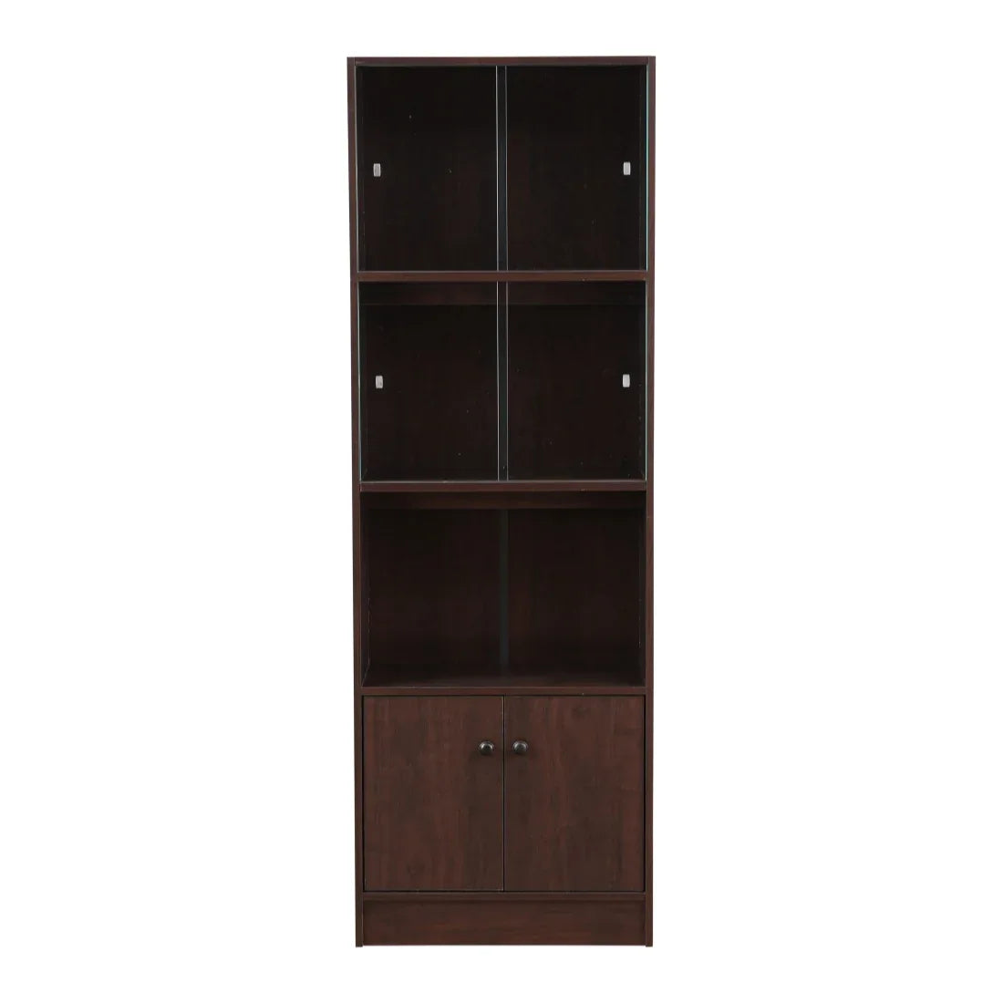 Crony Engineered Wood Medium Book Shelf in Wenge Colour - HomeTown