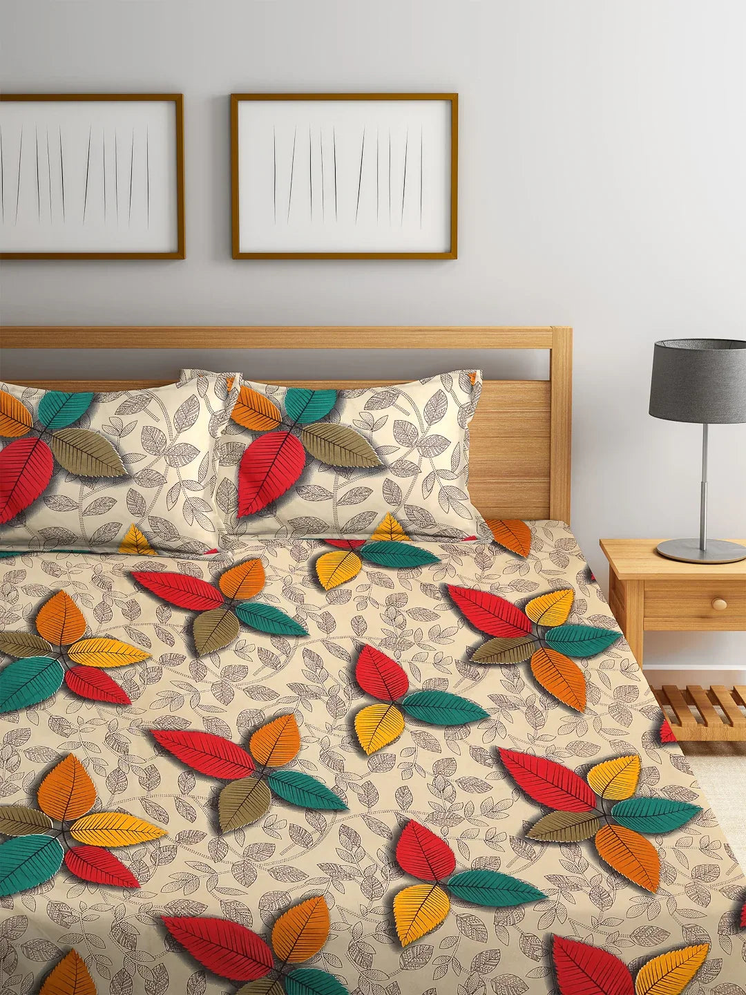 Carnival Double Bedsheet 220 x 230 CM in Multi Colour - HomeTown