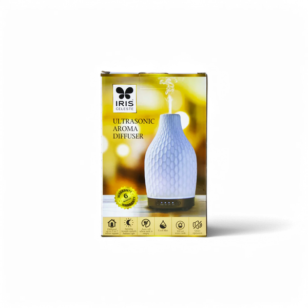 Iris Celeste Ultrasonic Difuser dimensions
