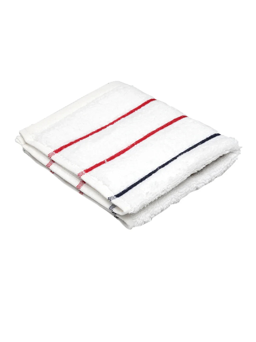 Myra Multistripe 100% Cotton Face Towel in White Colour - HomeTown
