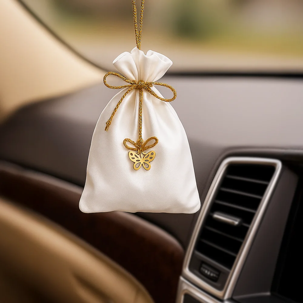 Iris Celeste Fragrance Pouch in Warm Musk Colour - Home Fragrance Sachet