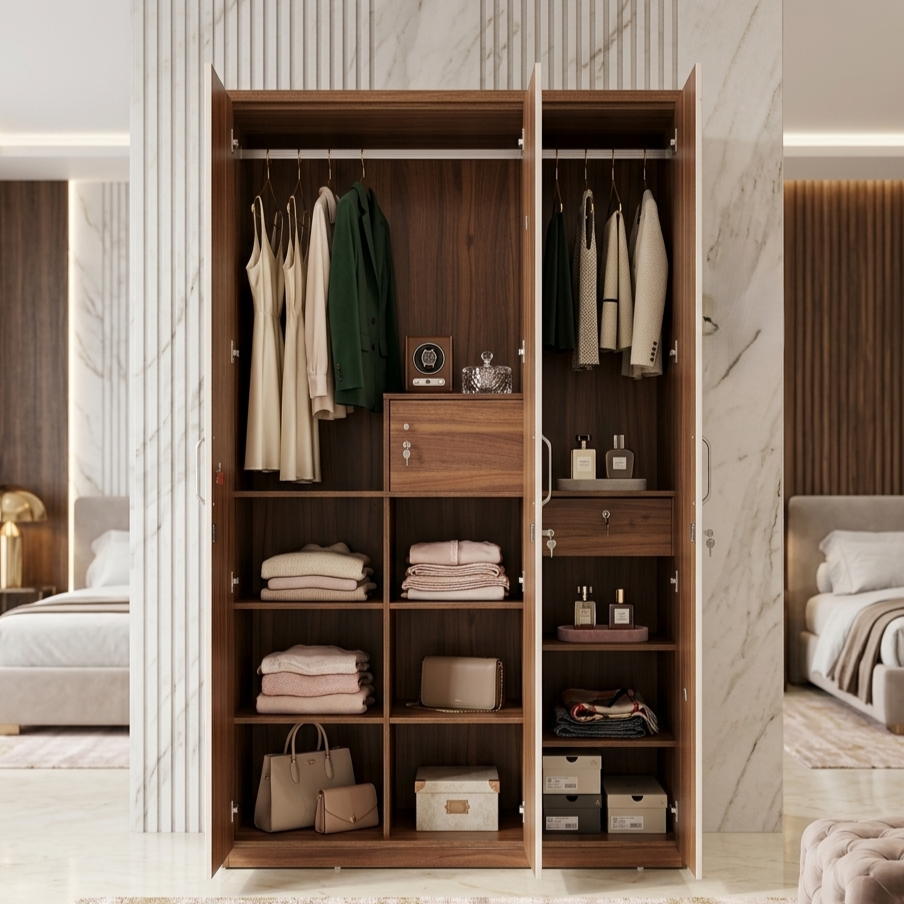 CASCADE 3DOOR WARDROBE WITHOUT MIROR NEW