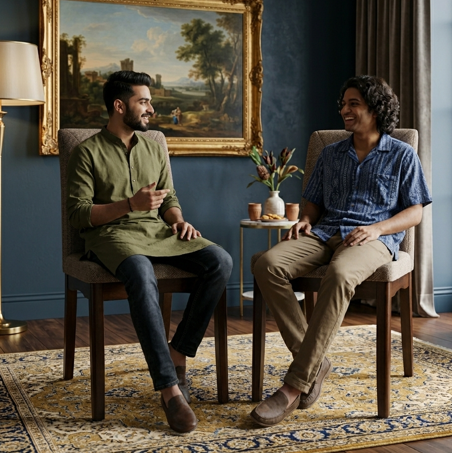 STONITA DINNING CHAIR SET OF 2 COPPER