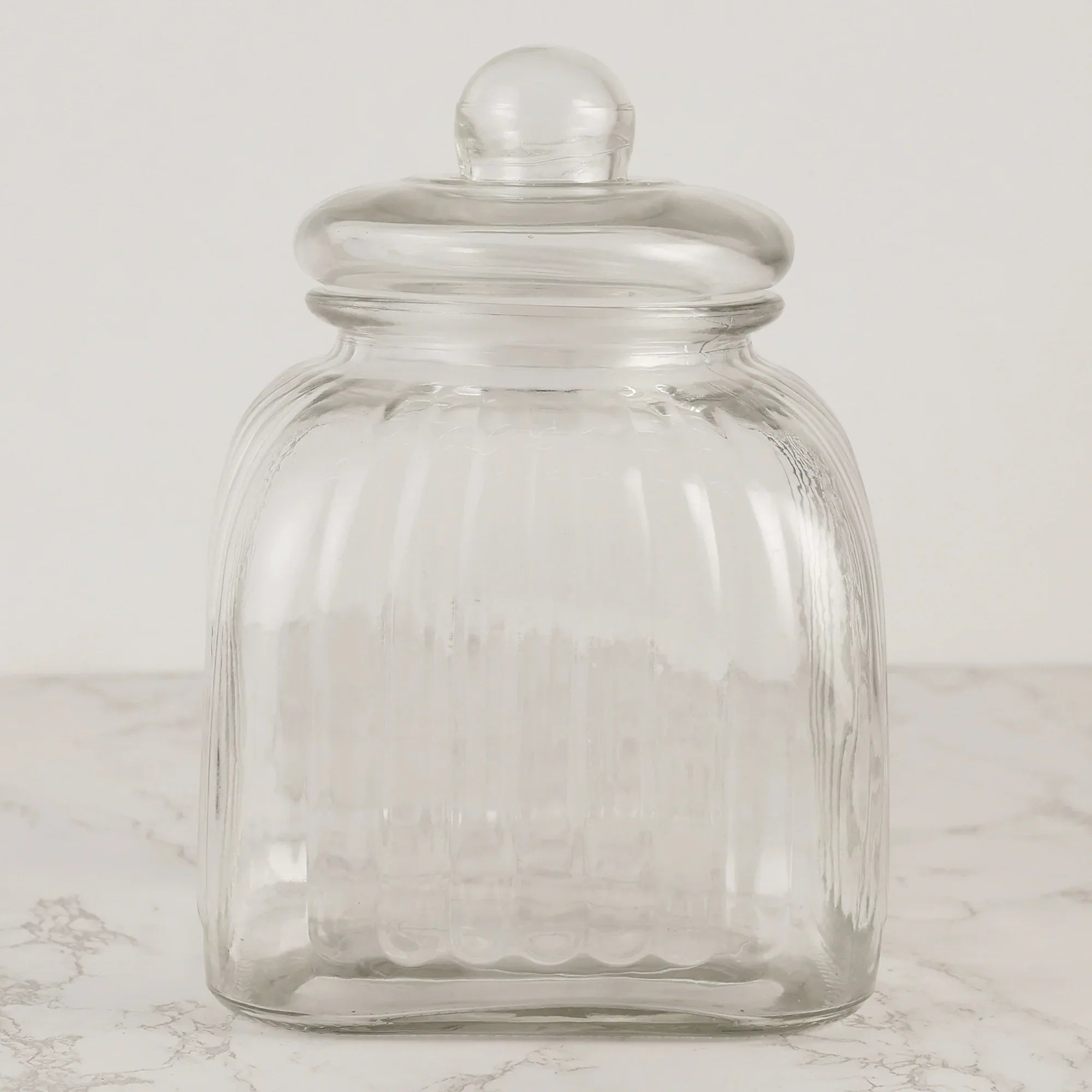 Robust Glass Jar 3000 ml with Lid in Transparent Colour - HomeTown