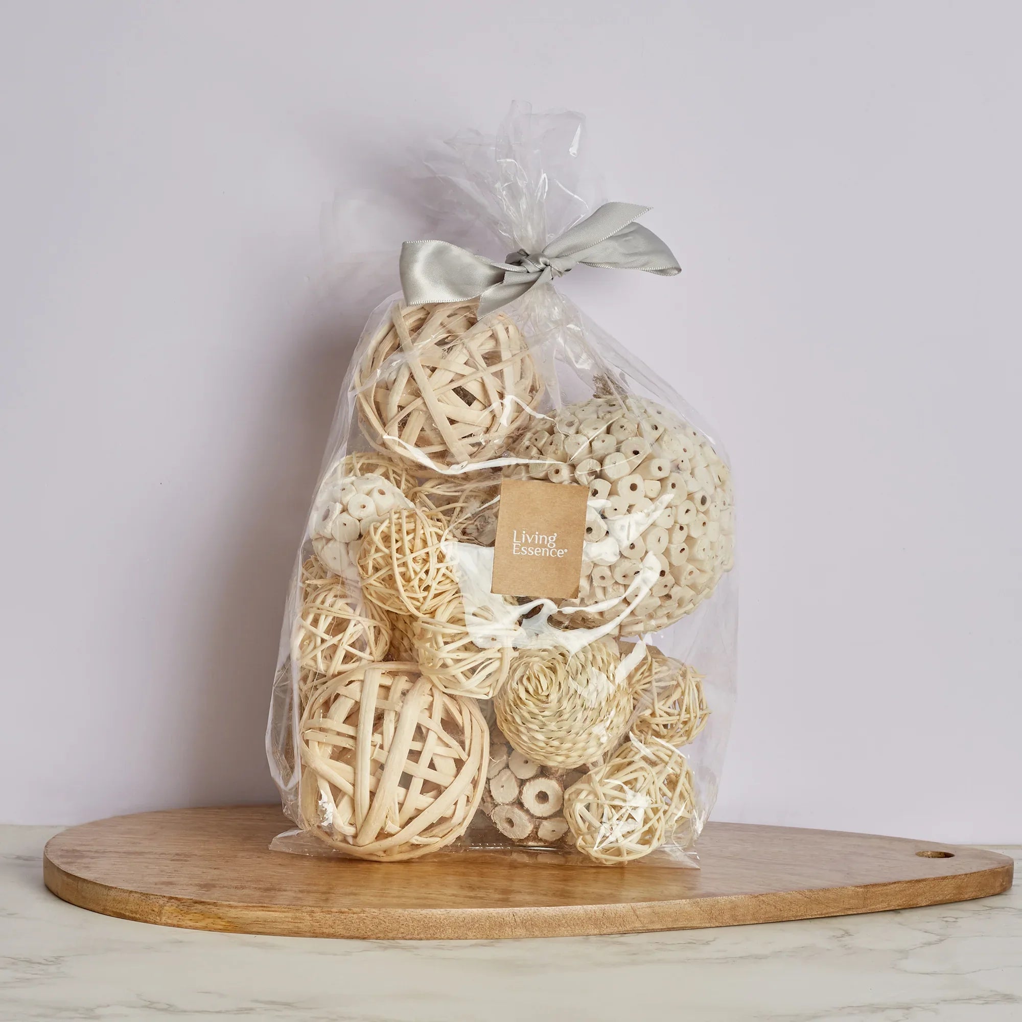 Fleur Natural Dried Filler Pouch 15 Cm in Brown Colour - HomeTown