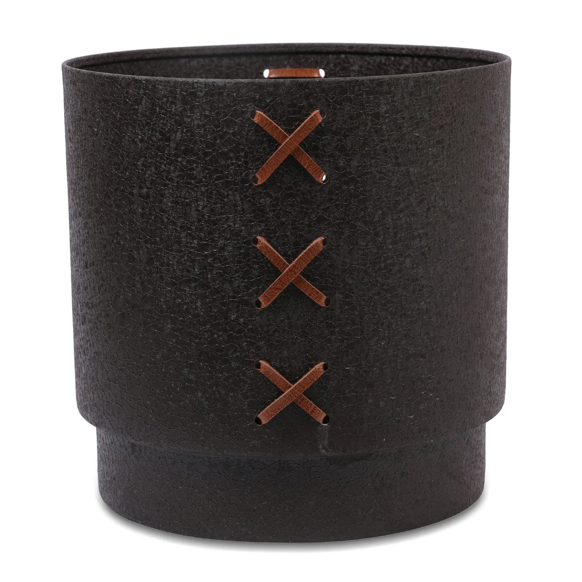 Cosmos Metal Planter 22 cm in Brown Colour - HomeTown