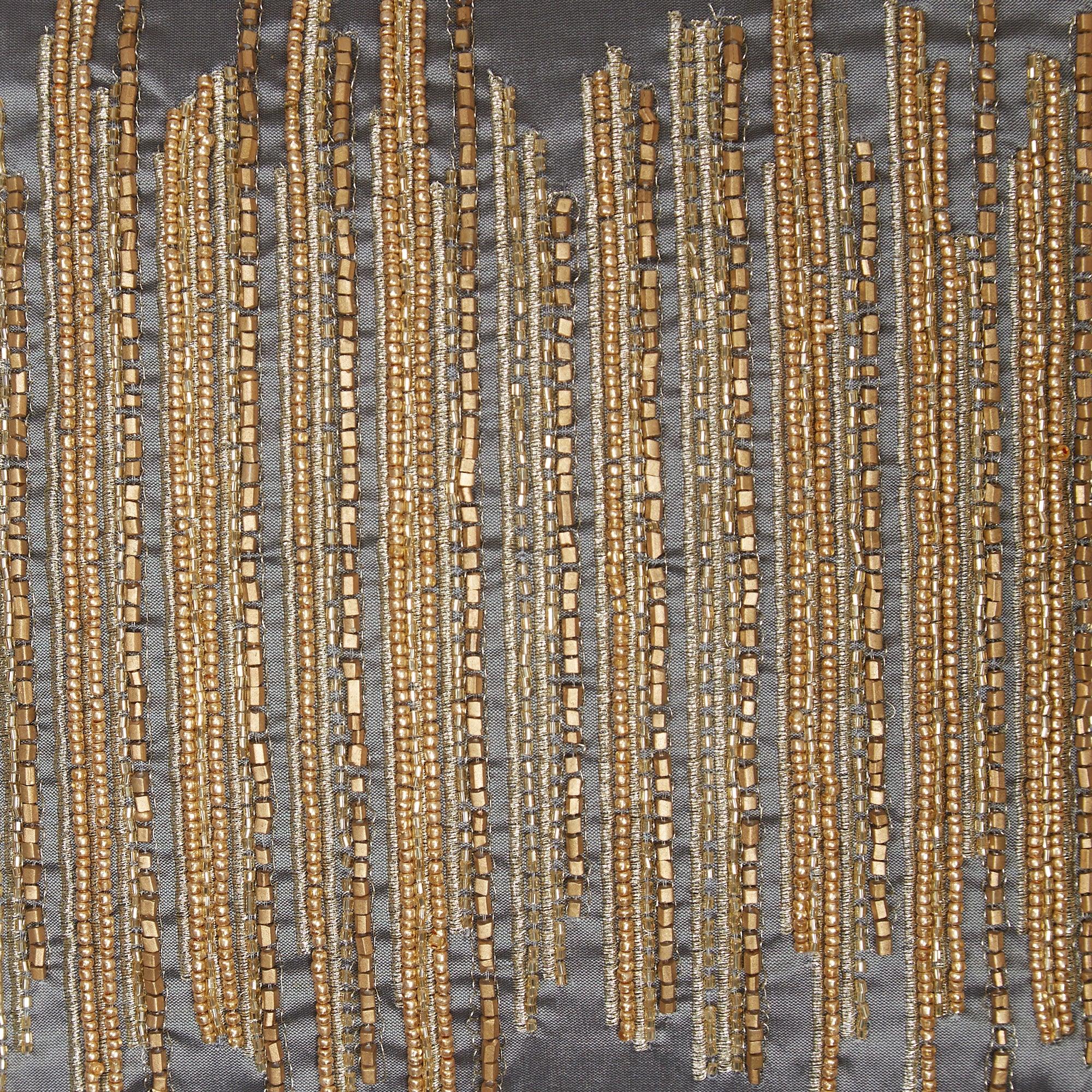 Modern Chic Polyester Cushion Cover 30x30 cm in Grey Colour - HomeTown