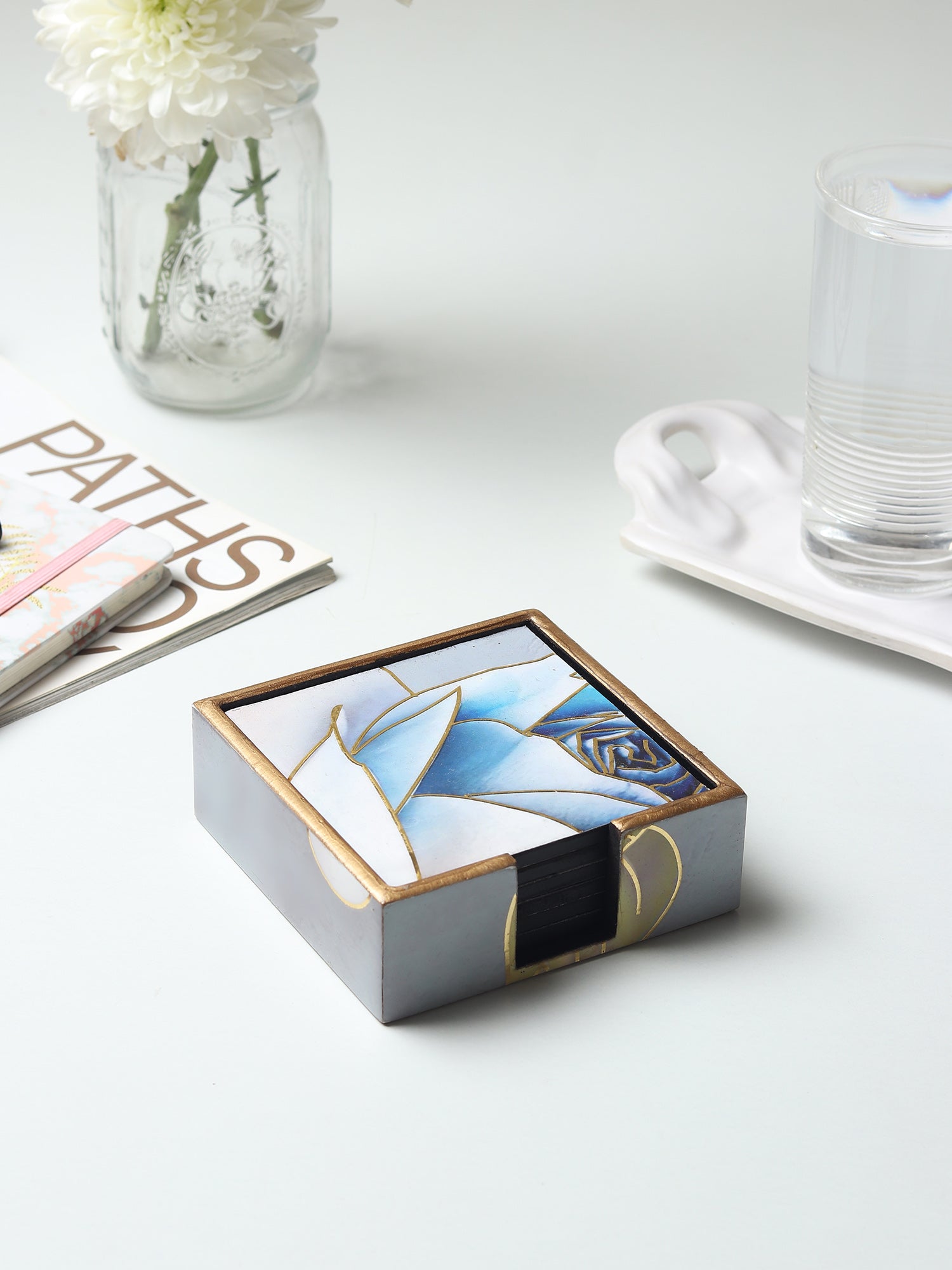 Azure Whisper Coaster Set of 6