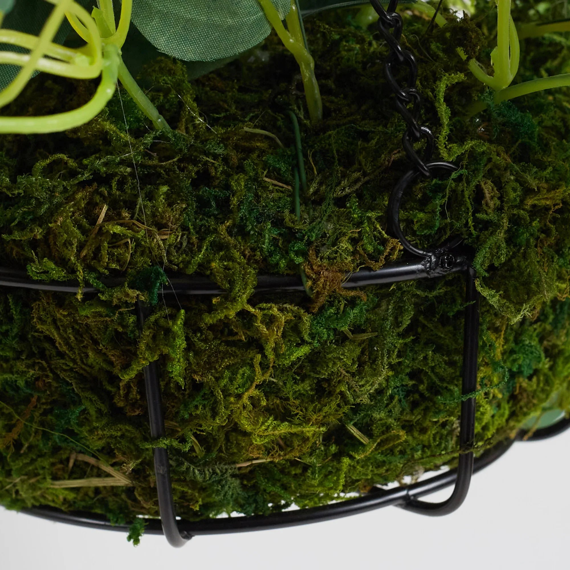 Ilana Faux Hanging Bougainvillea With Pot 54 Cm in Pink Colour - HomeTown