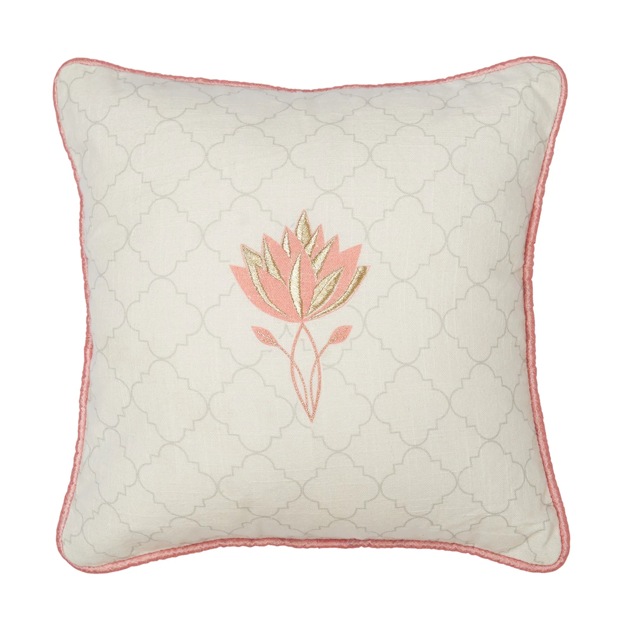 Nelumbra Cotton Cushion Cover 30x30 cm in Multi Colour - HomeTown