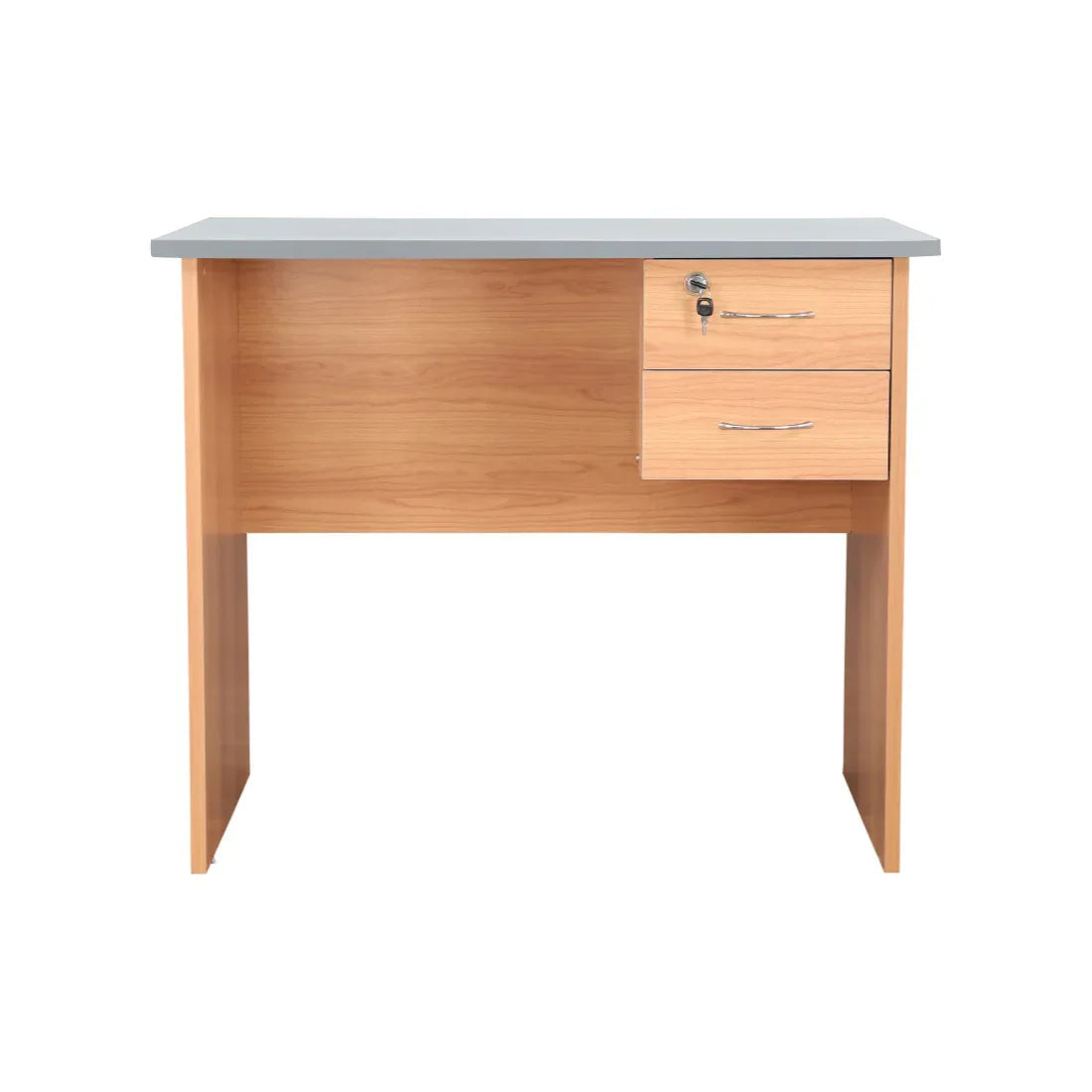 Simply Study Table in Honey + White Colour - HomeTown