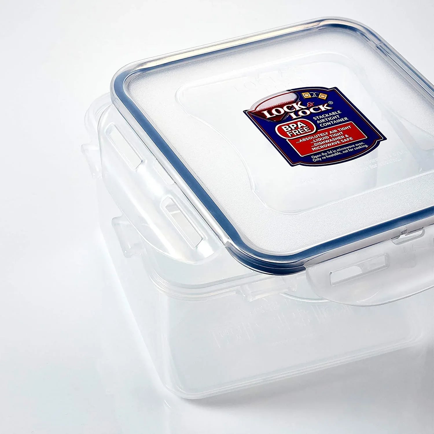 Modular BPA Free Airtight Plastic Square Container 600 ml in Transparent Colour - HomeTown