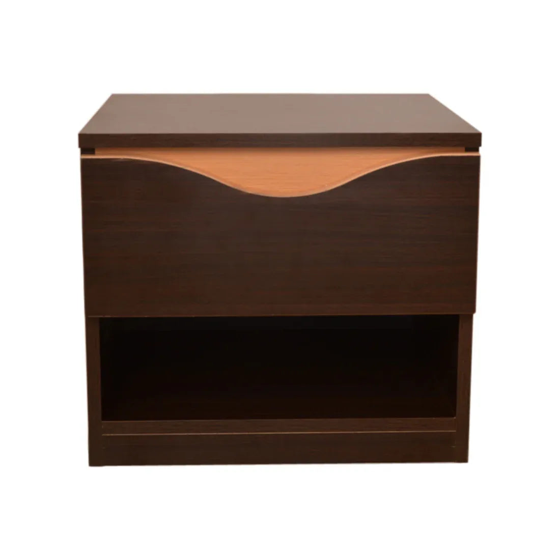 Swirl Night Stand in Dark Oak Colour - HomeTown