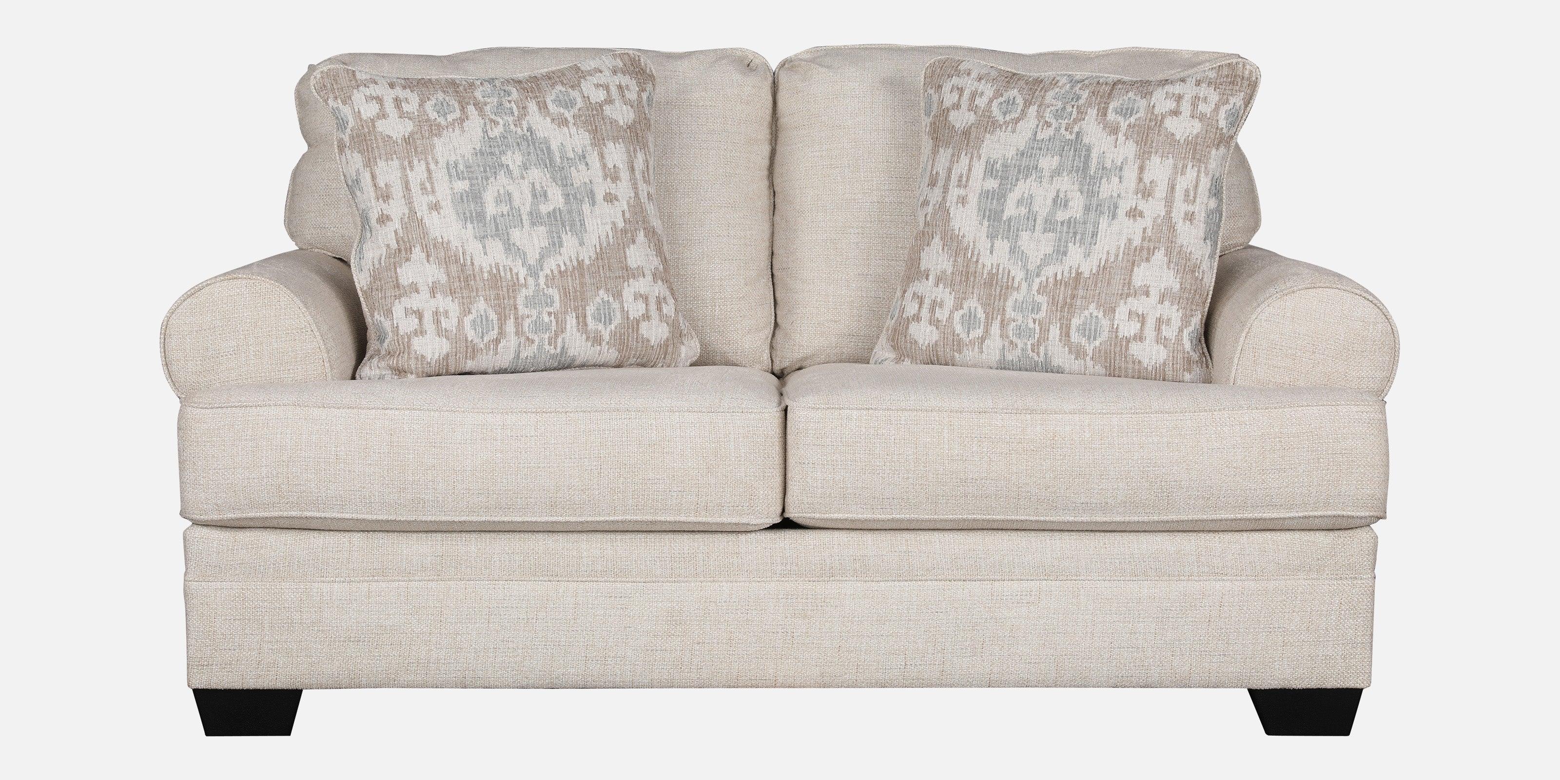 Thames Fabric Two Seater Sofa in Beige Colour - HomeTown
