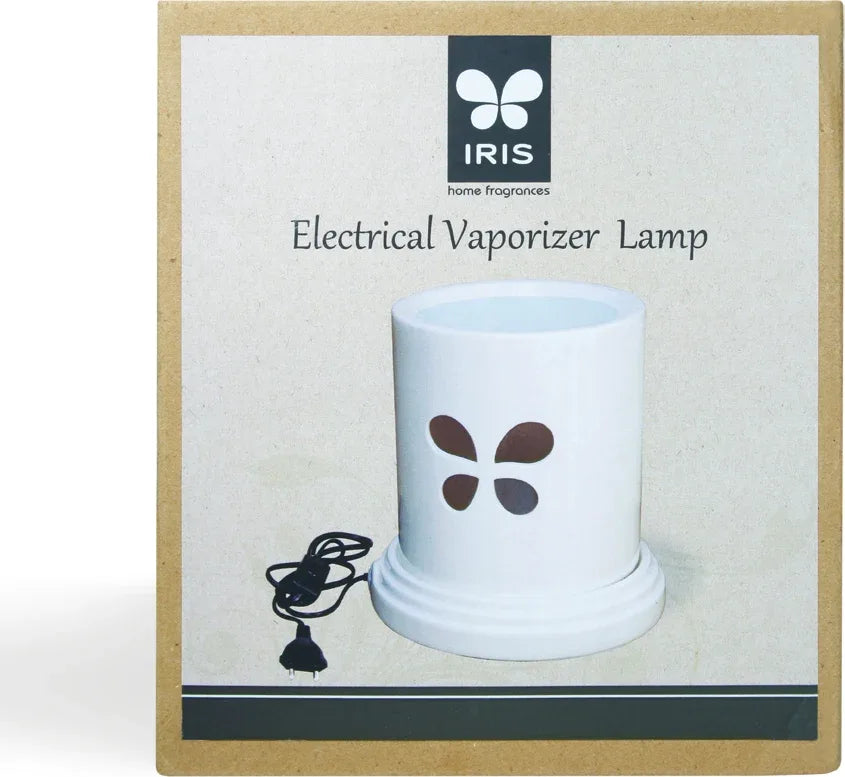 Electric Vaporizer Ceramic Perforated Lamp in White Colour - HomeTown