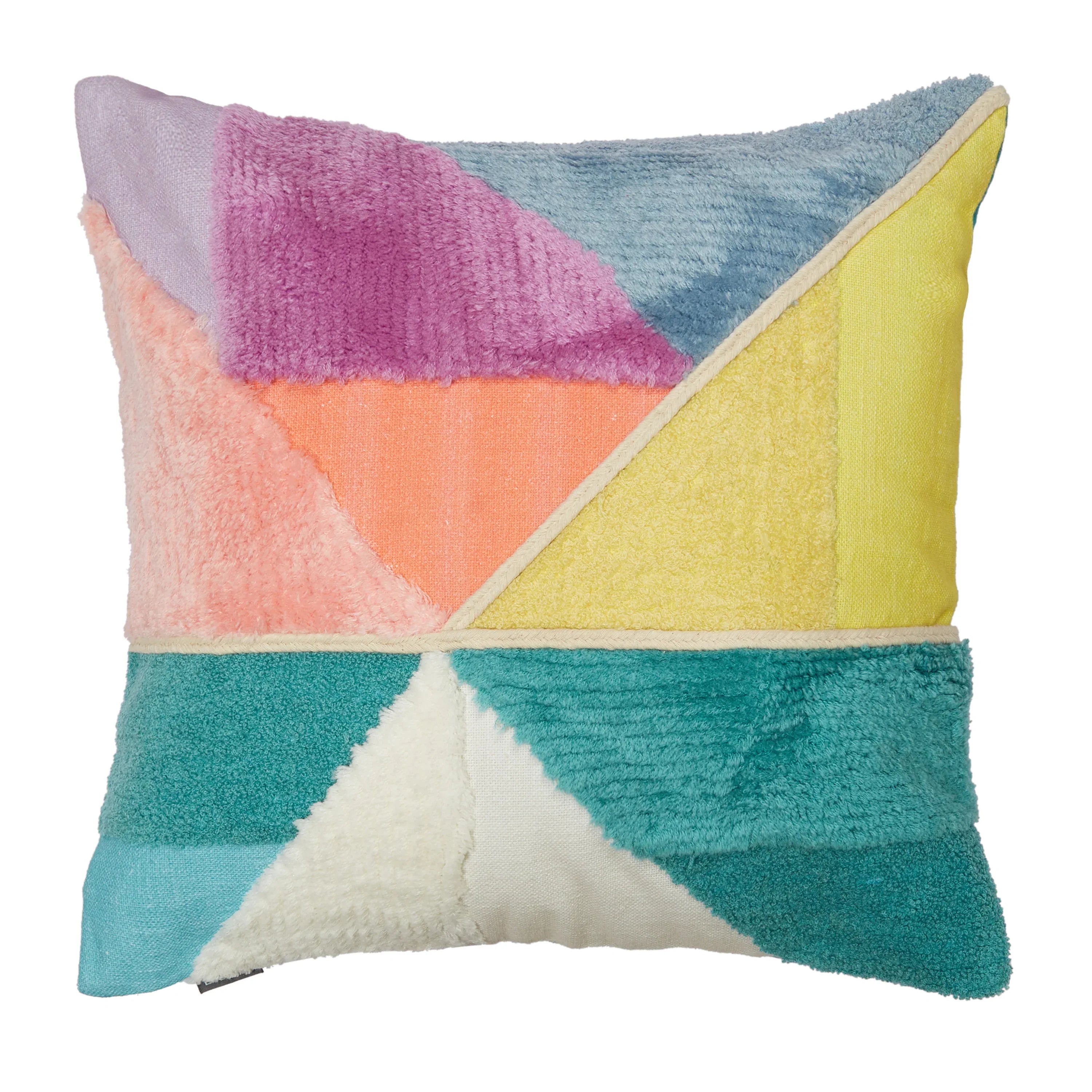 Pop Modern Cotton Cushion Cover 40x40 cm in Multi Colour - HomeTown