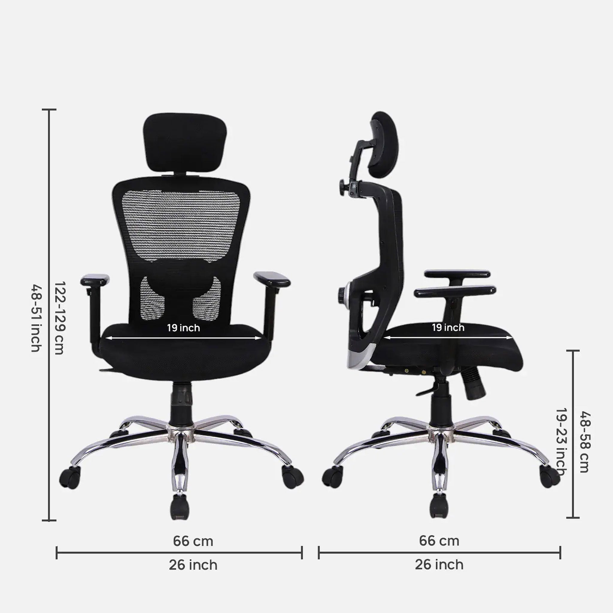 Halorest Office Chair Hr Black
