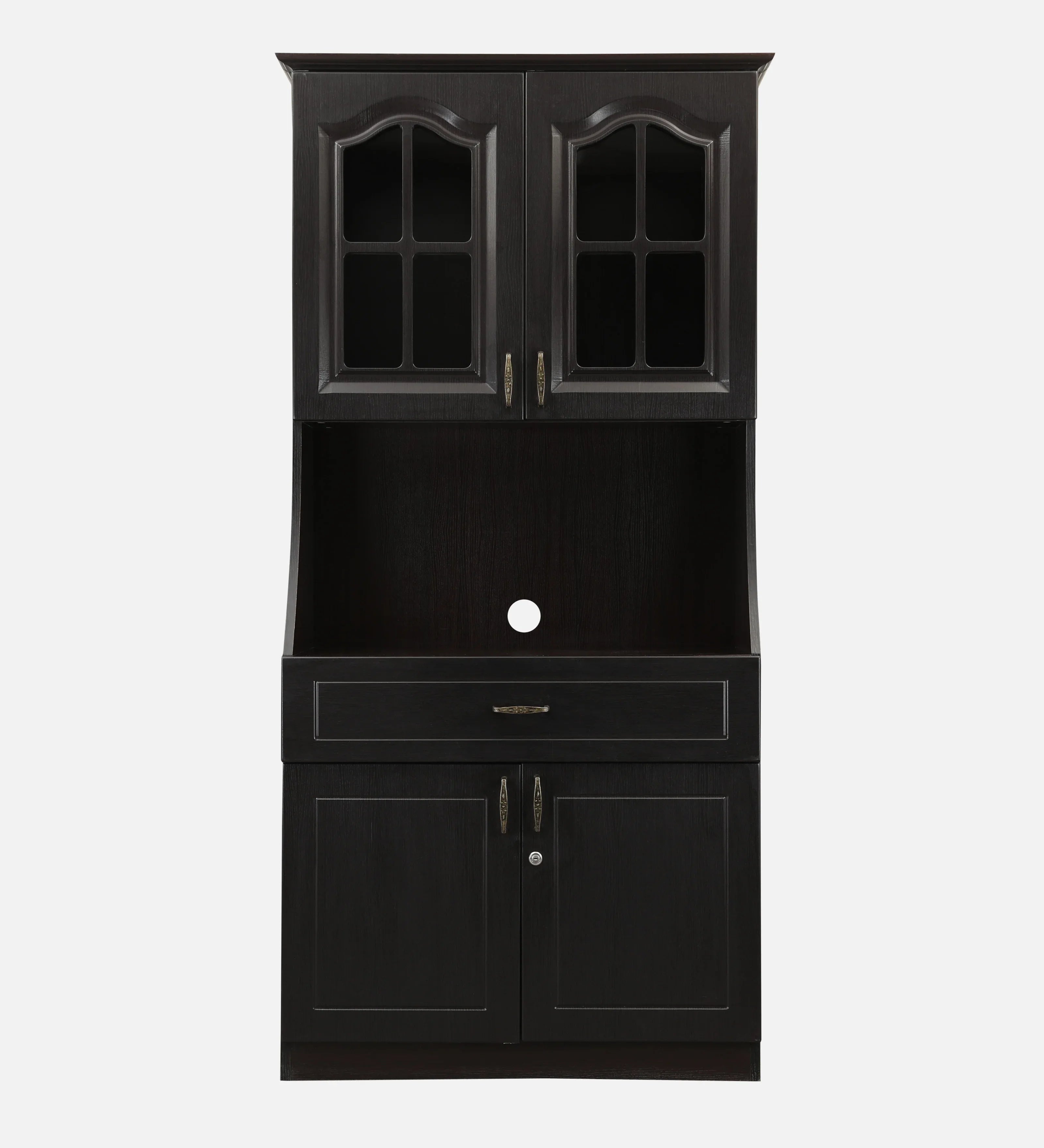 Mandarin Crockery Unit in Wenge Colour - HomeTown