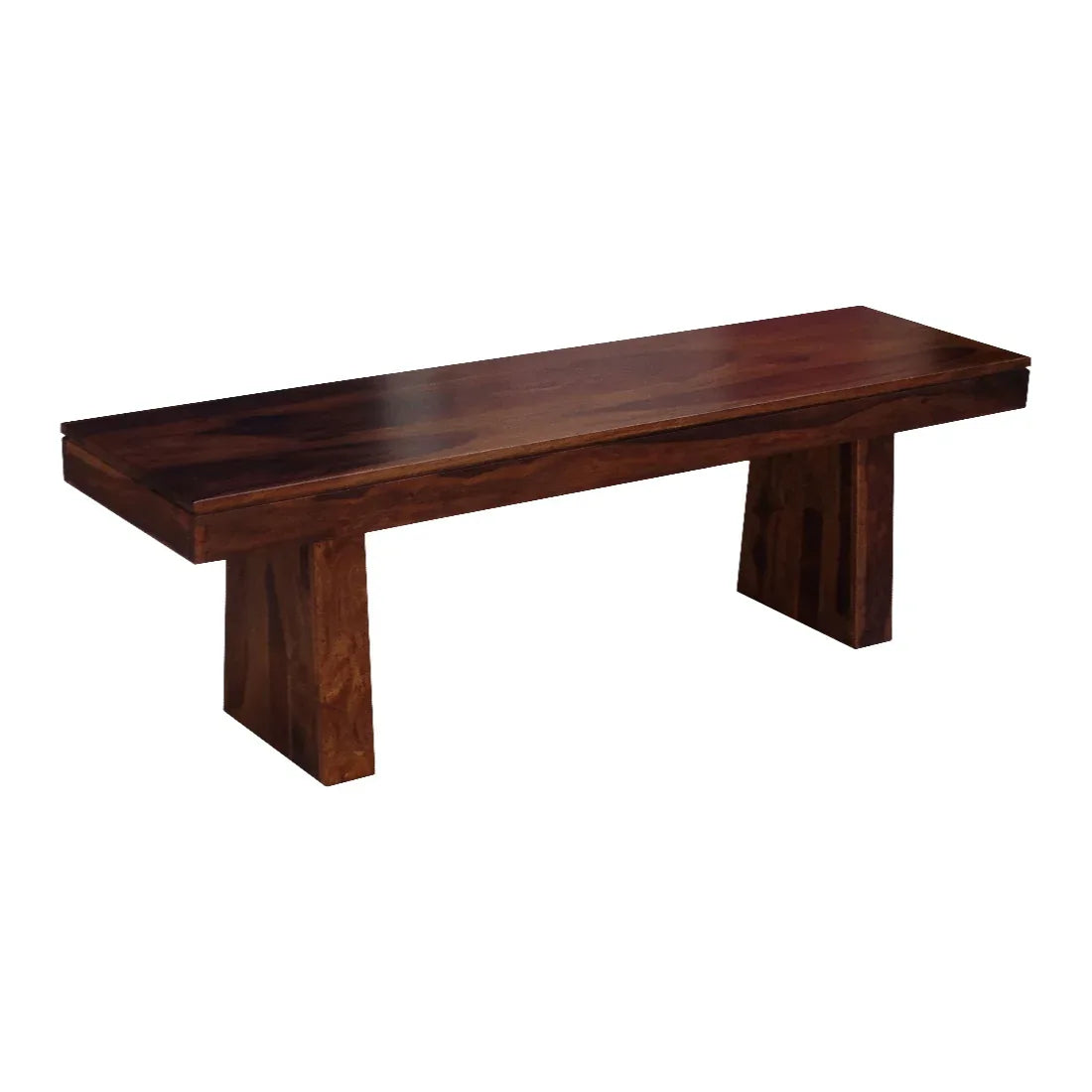 Austin Sheesham Wood(Rosewood) 6 Seater Dining Table in Honey Colour - HomeTown