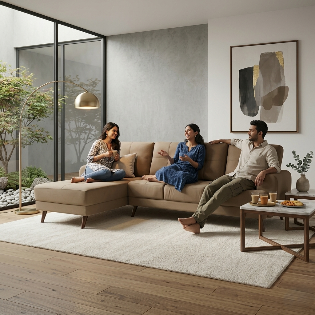 RIGA LYRA FAB LOUNGER LARGE BROWN RH