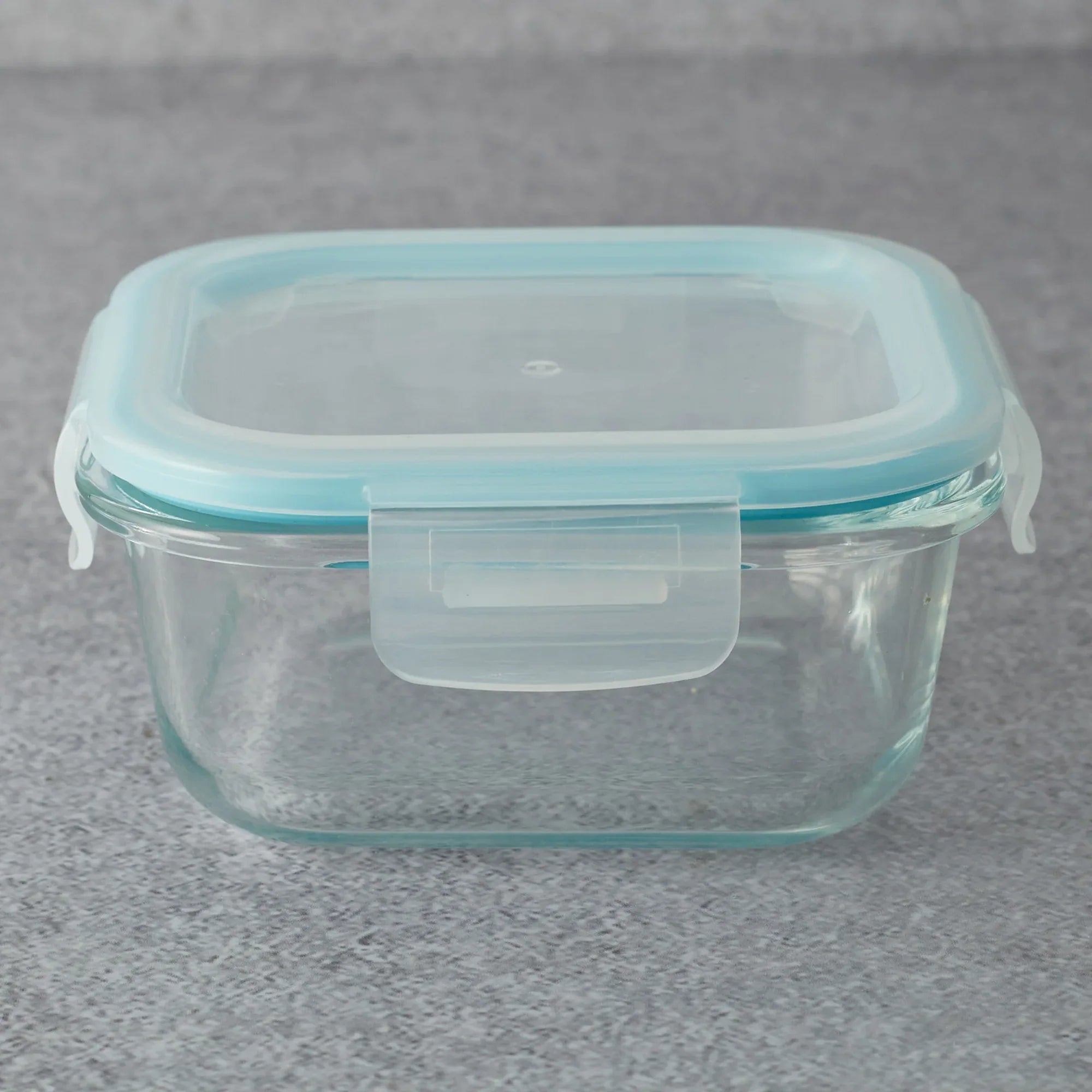 Robust Glass Square Container with PP Lid 520ML in Transparent Colour - HomeTown