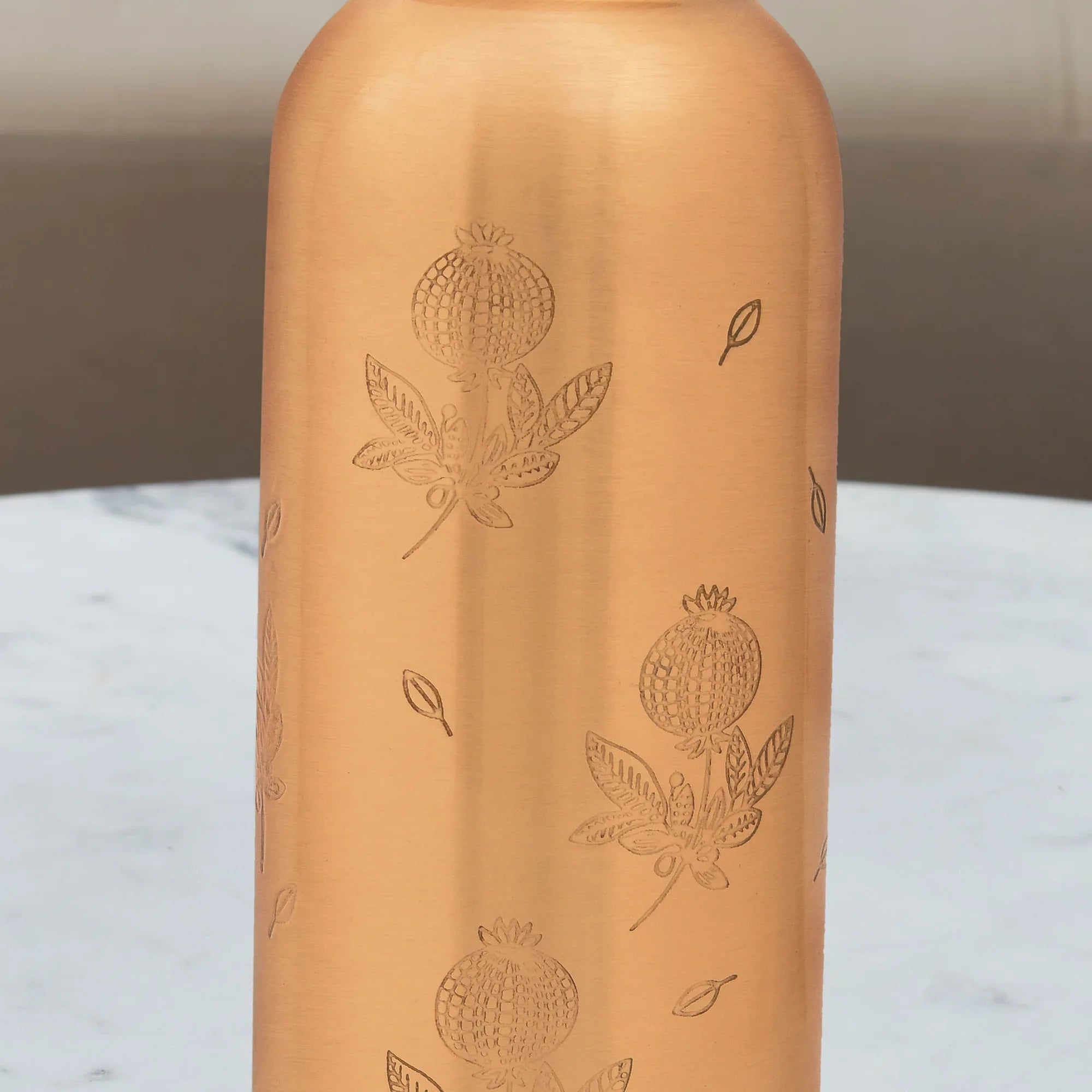 Anar Matte Copper Bottle 1000ml in Copper Colour - HomeTown