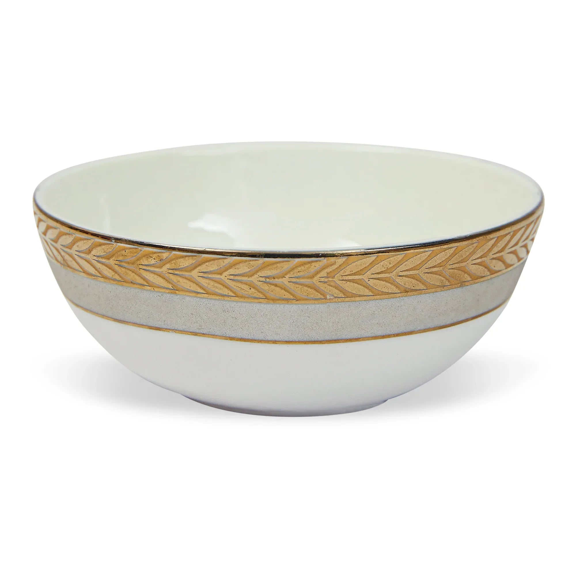 Amour Diana Bone China Veg Bowl 10 Cm in White Colour - HomeTown