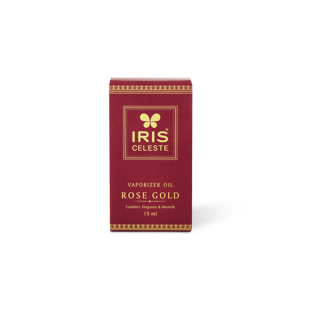 Iris Celeste Vaporizer Oil 15ml in Rose Gold - Best Essential Oil Vaporizer