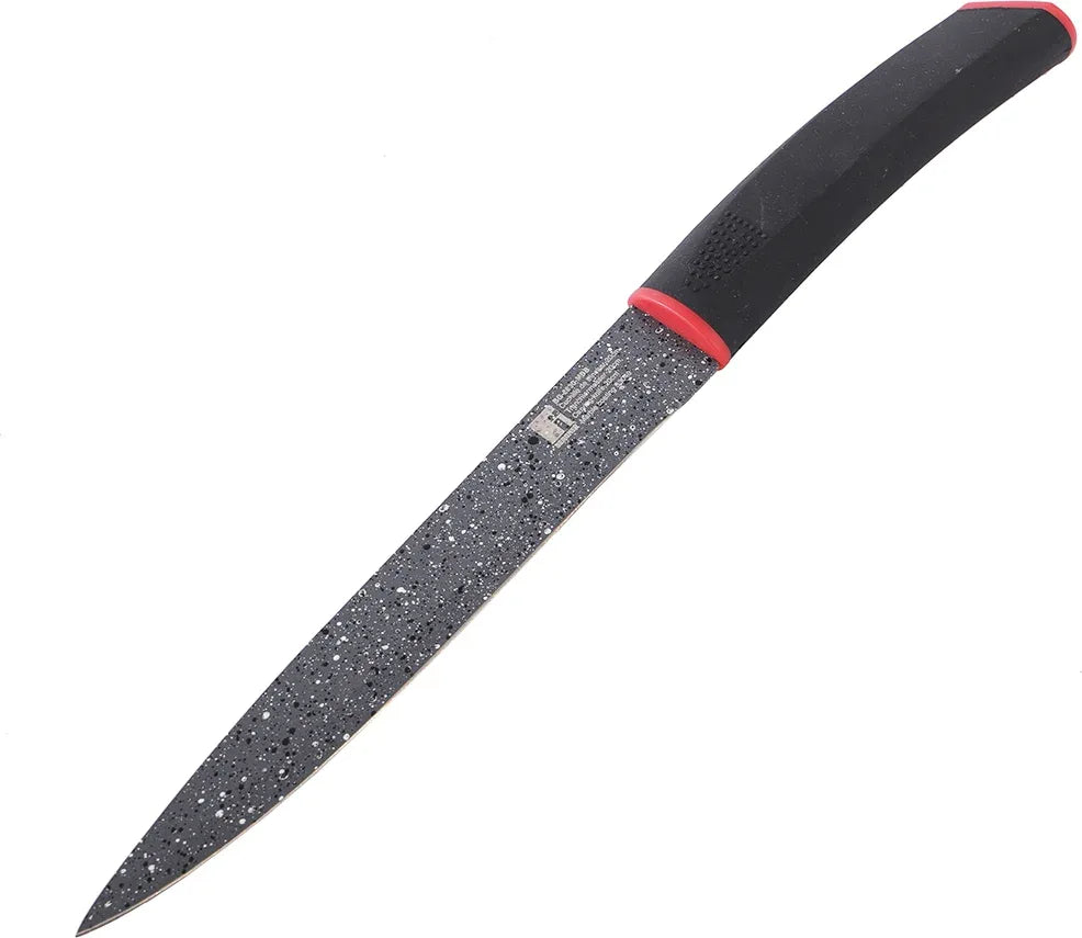 Bergner Steel Carving Knife Marble in Silver Colour