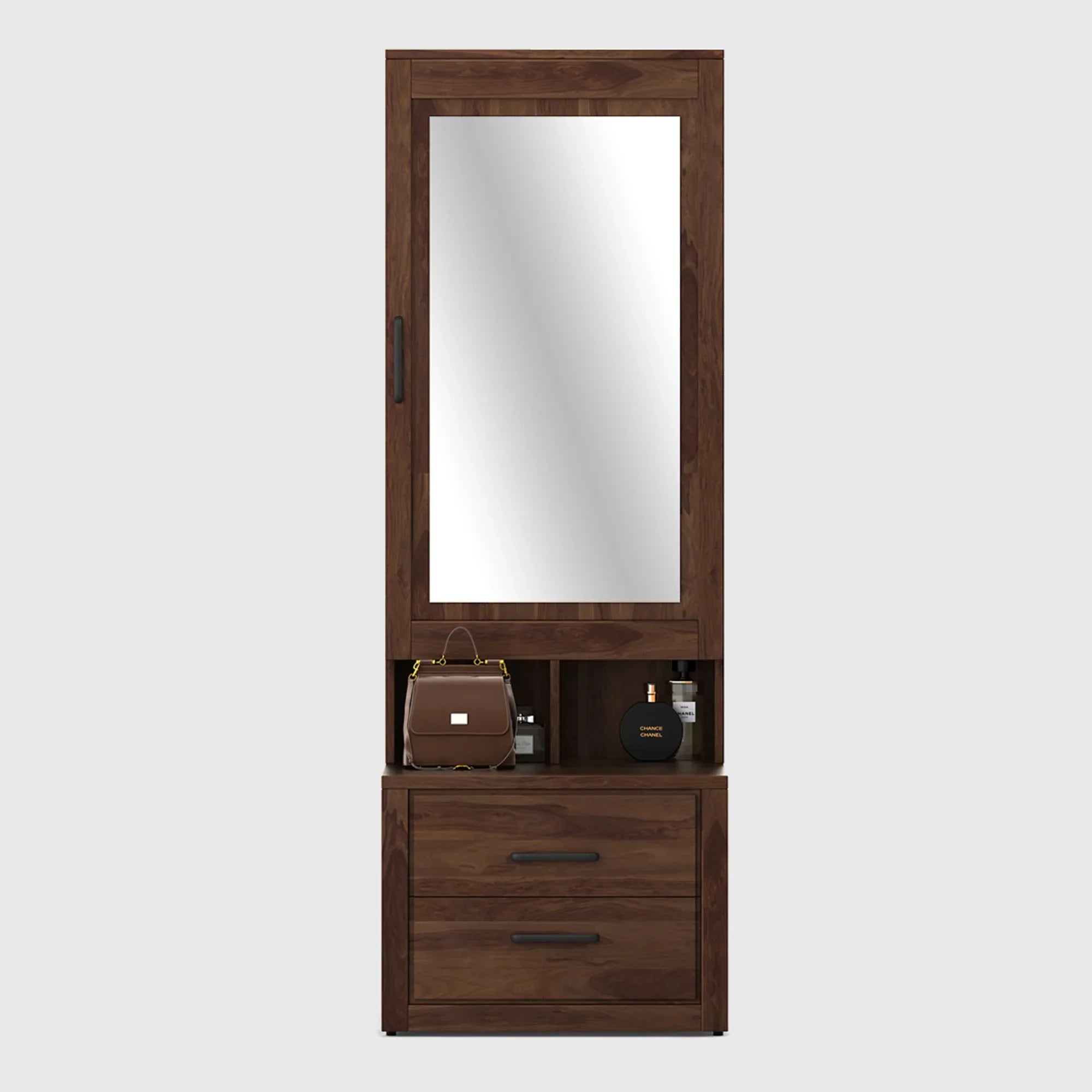 Antwerp Dresser With Mirror in Sheesham Colour - HomeTown