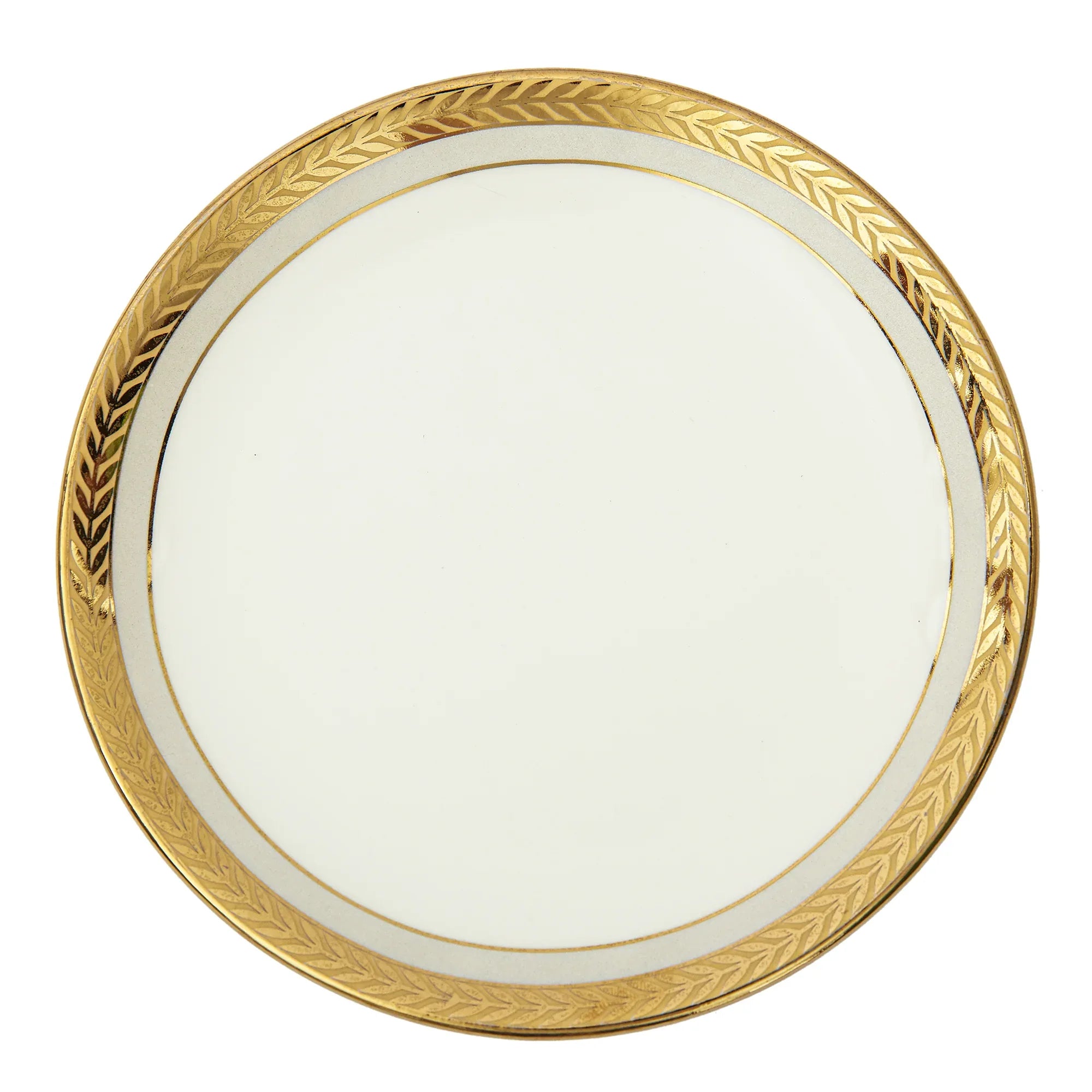 Amour Diana Bone China Small Plate 18 Cm in White Colour - HomeTown