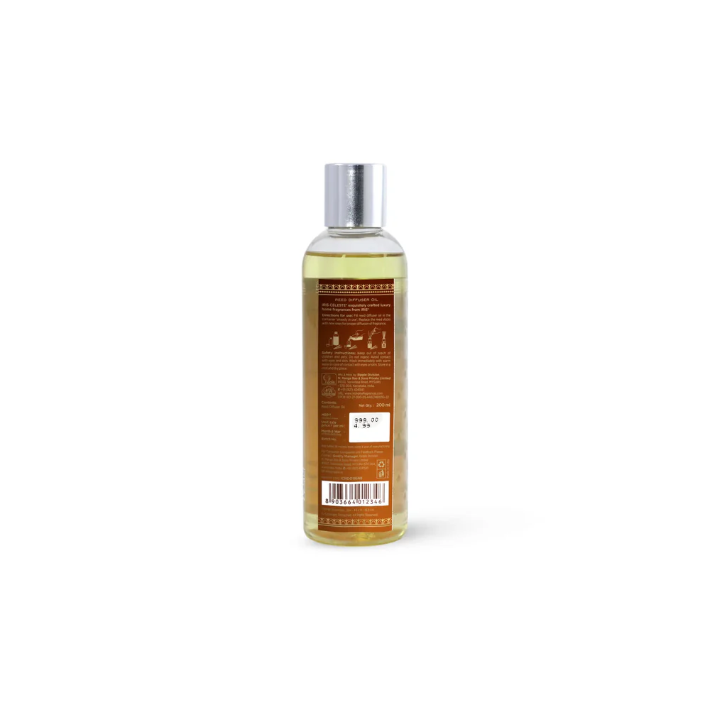 Iris Celeste Reed Diffuser Oil in Navy Blue Colour - Premium Reed Diffuser Oil