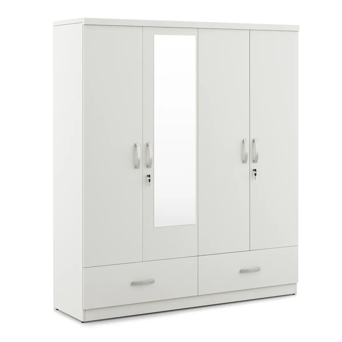 Utsav Four Door Wardrobe with Mirror