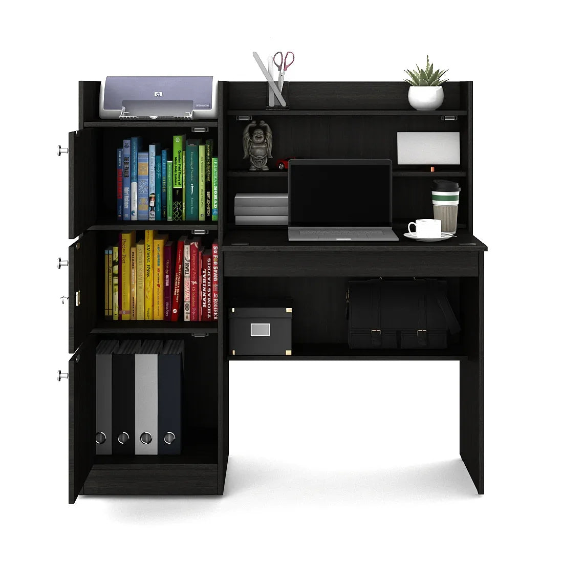 Venus Engineered Wood Study Table in Wenge Colour - HomeTown